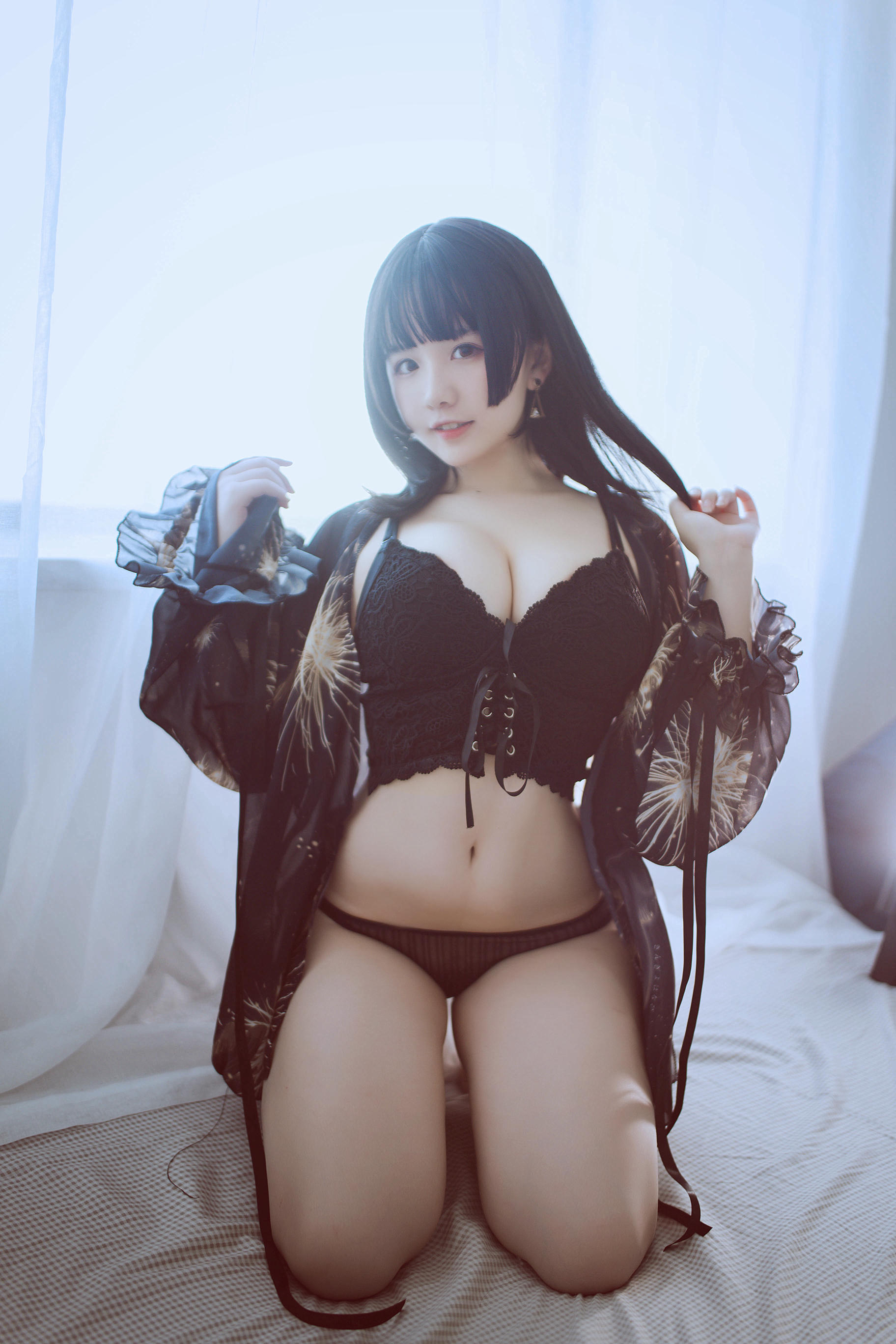 阿半今天很开心 NO.016 黑色吊带 [23P-220MB]_第1集