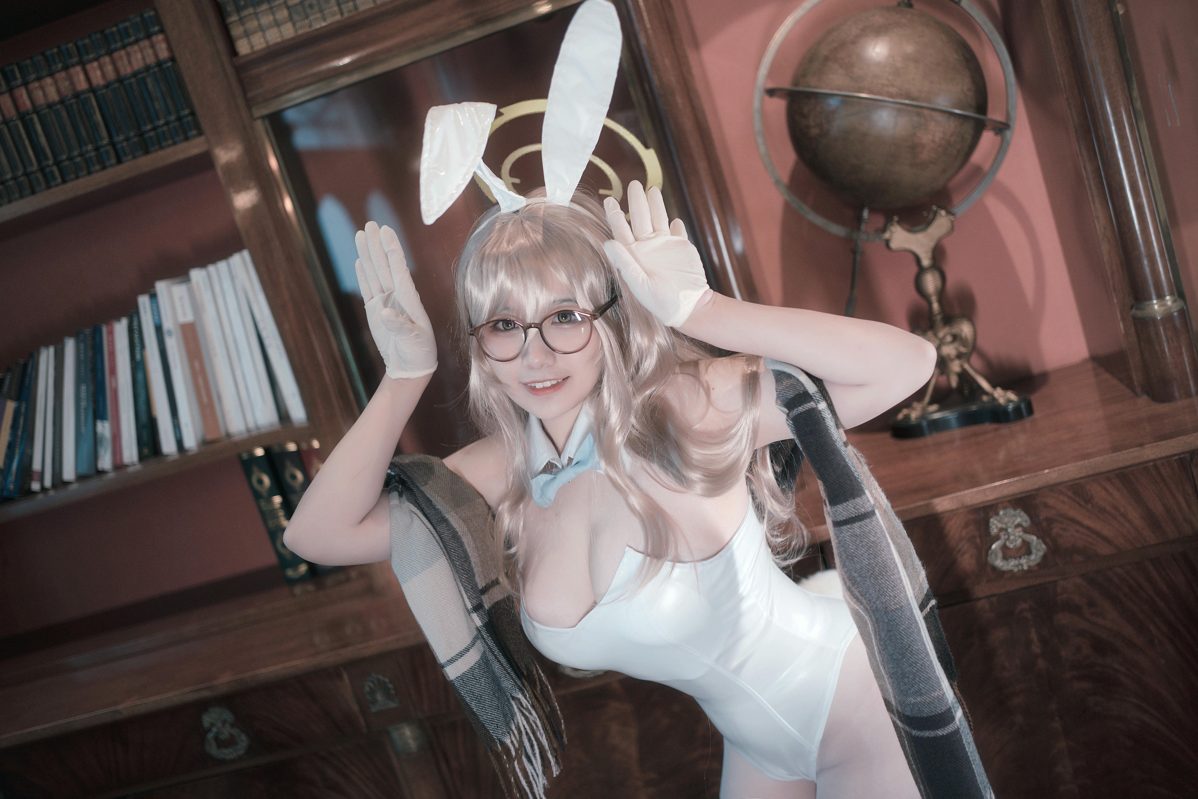 阿半今天很开心 NO.027 蔚蓝档案 室笠茜 兔女郎 [47P7V-348MB]_第1集