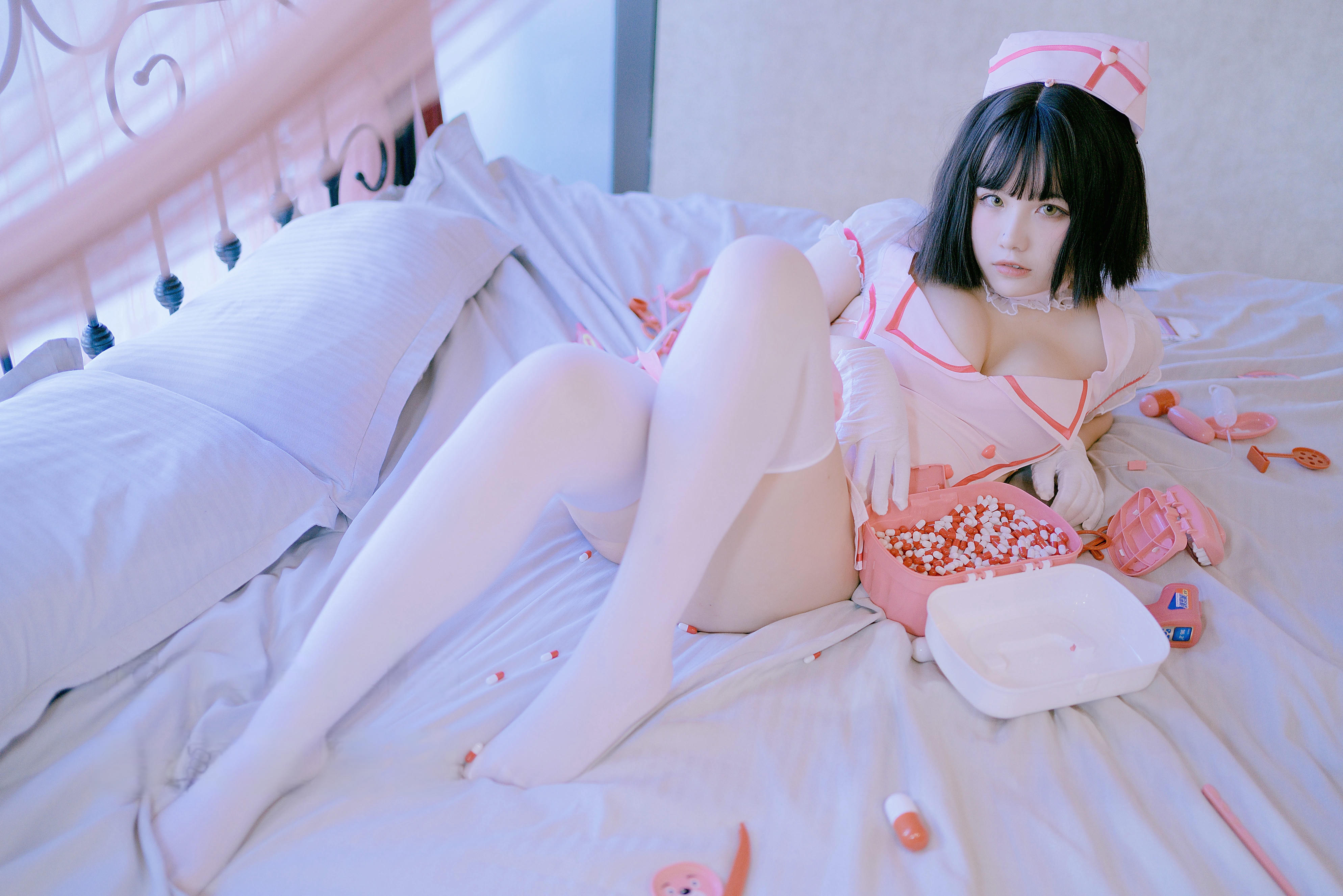 阿半今天很开心 NO.030 粉护士[37P 404.2M]_第2集