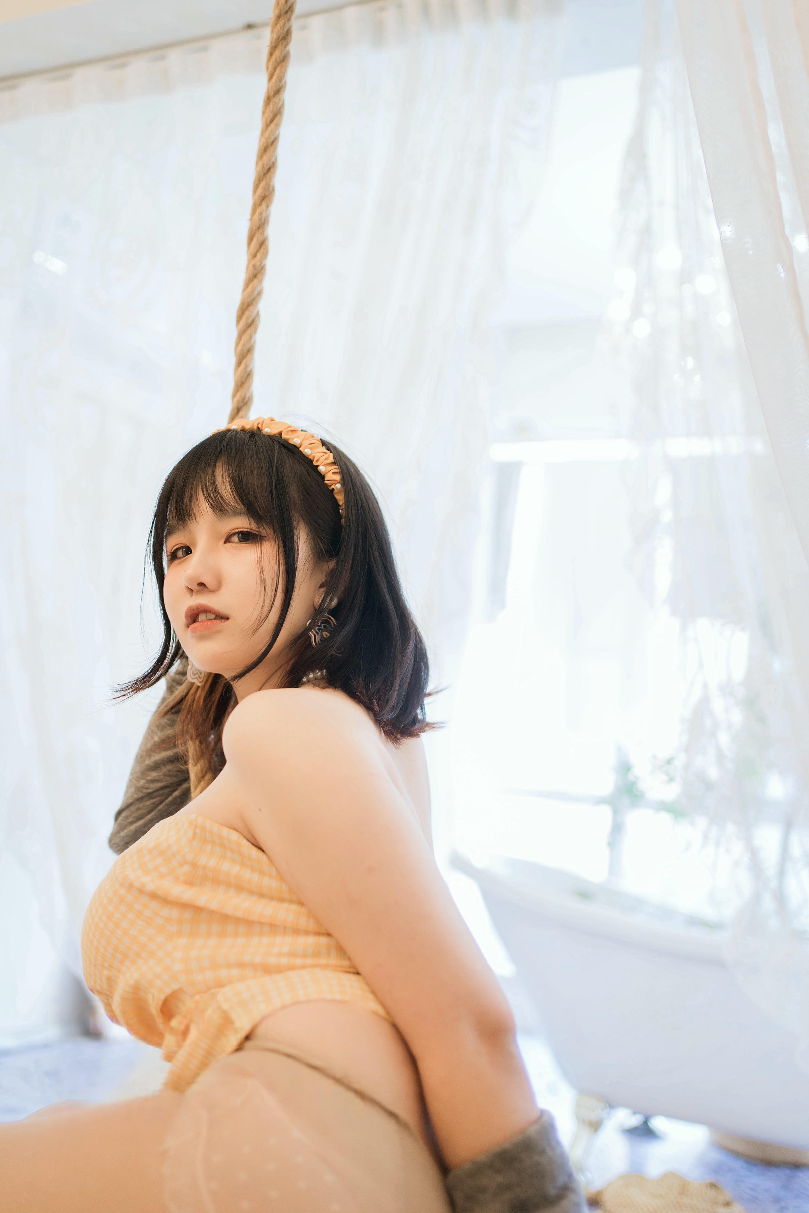 阿半今天很开心 NO.033 黄色抹胸[68P 1V 491M]_第2集