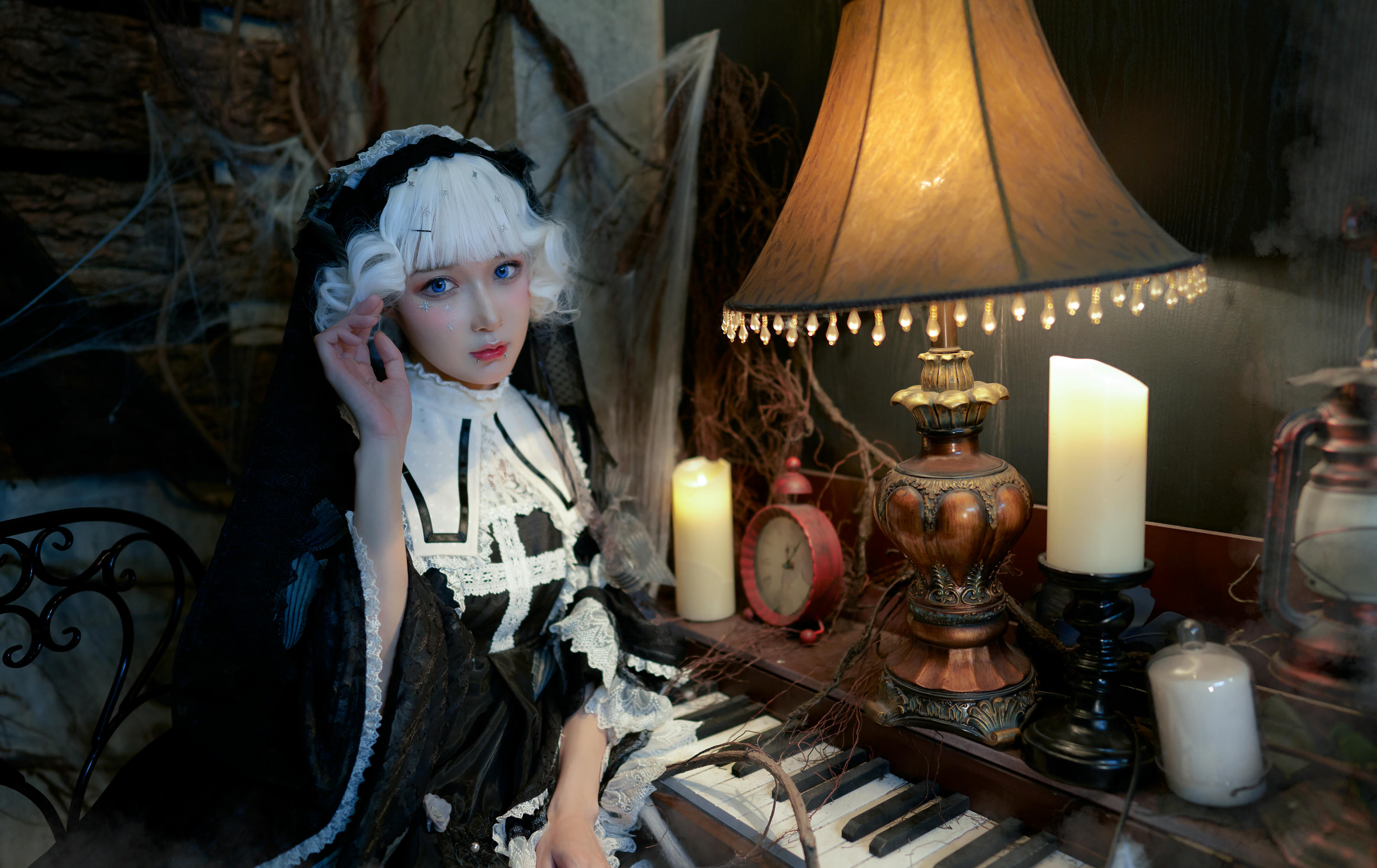 阿包也是兔娘 NO.014 小裙子 夜之钢琴曲 [9P-146MB]_第1集