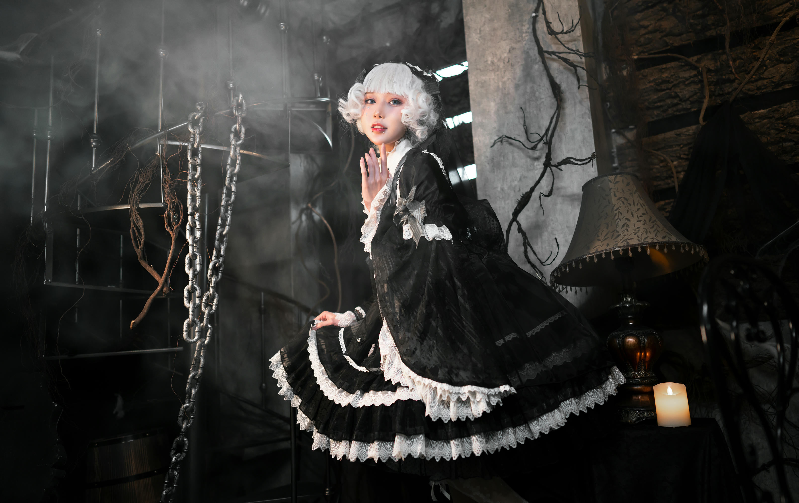 阿包也是兔娘 NO.014 小裙子 夜之钢琴曲 [9P-146MB]_第1集