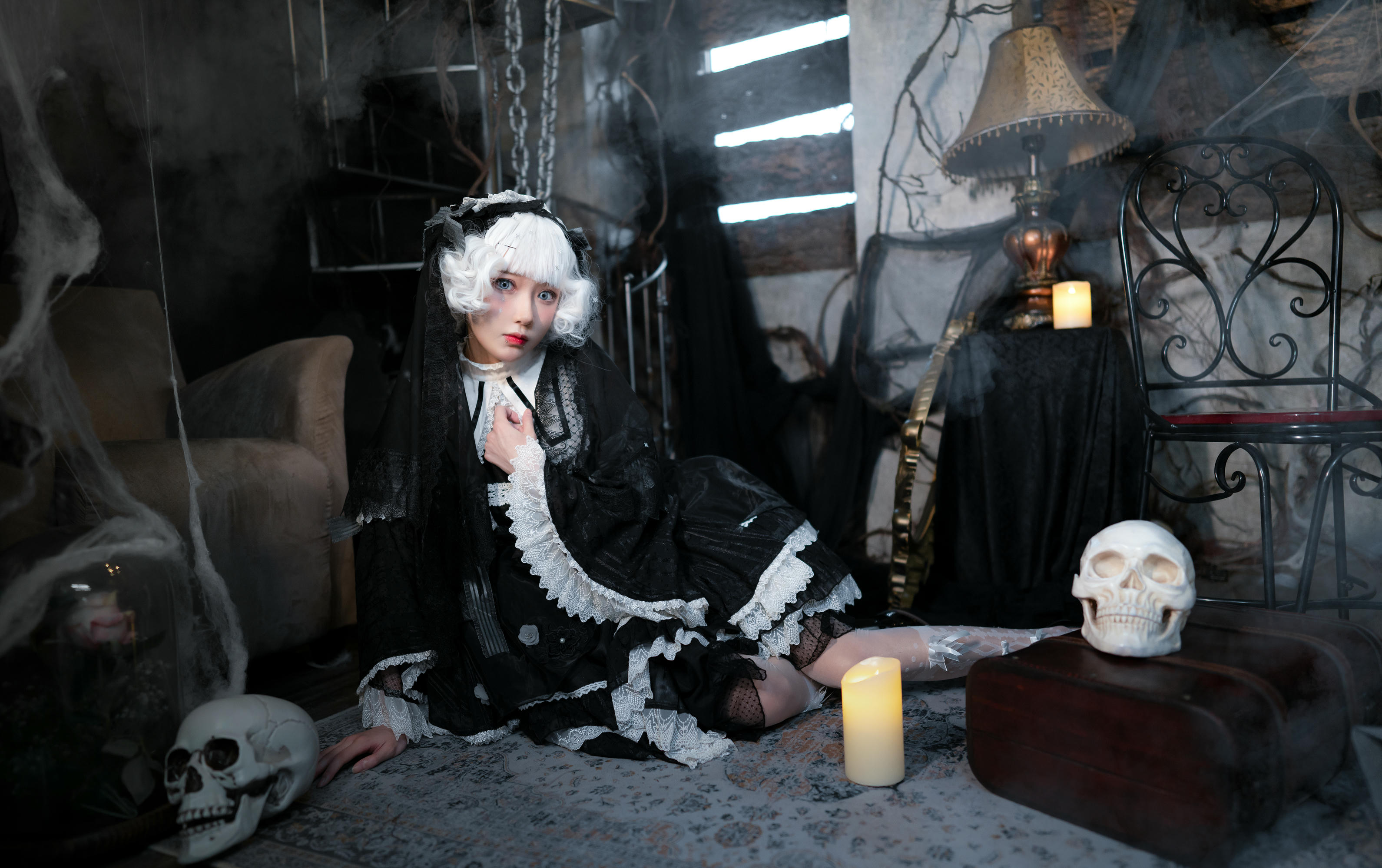 阿包也是兔娘 NO.014 小裙子 夜之钢琴曲 [9P-146MB]_第1集