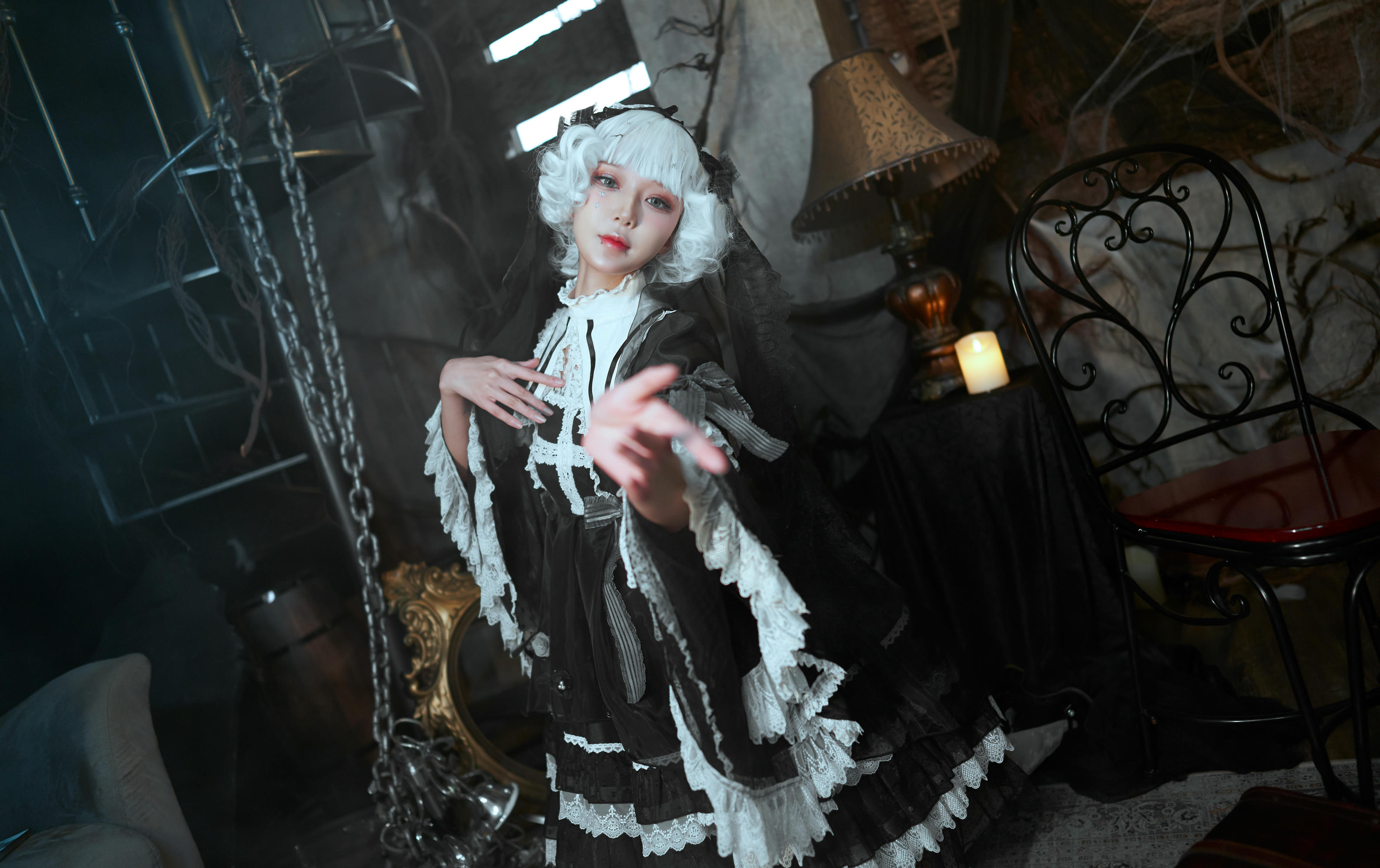 阿包也是兔娘 NO.014 小裙子 夜之钢琴曲 [9P-146MB]_第1集