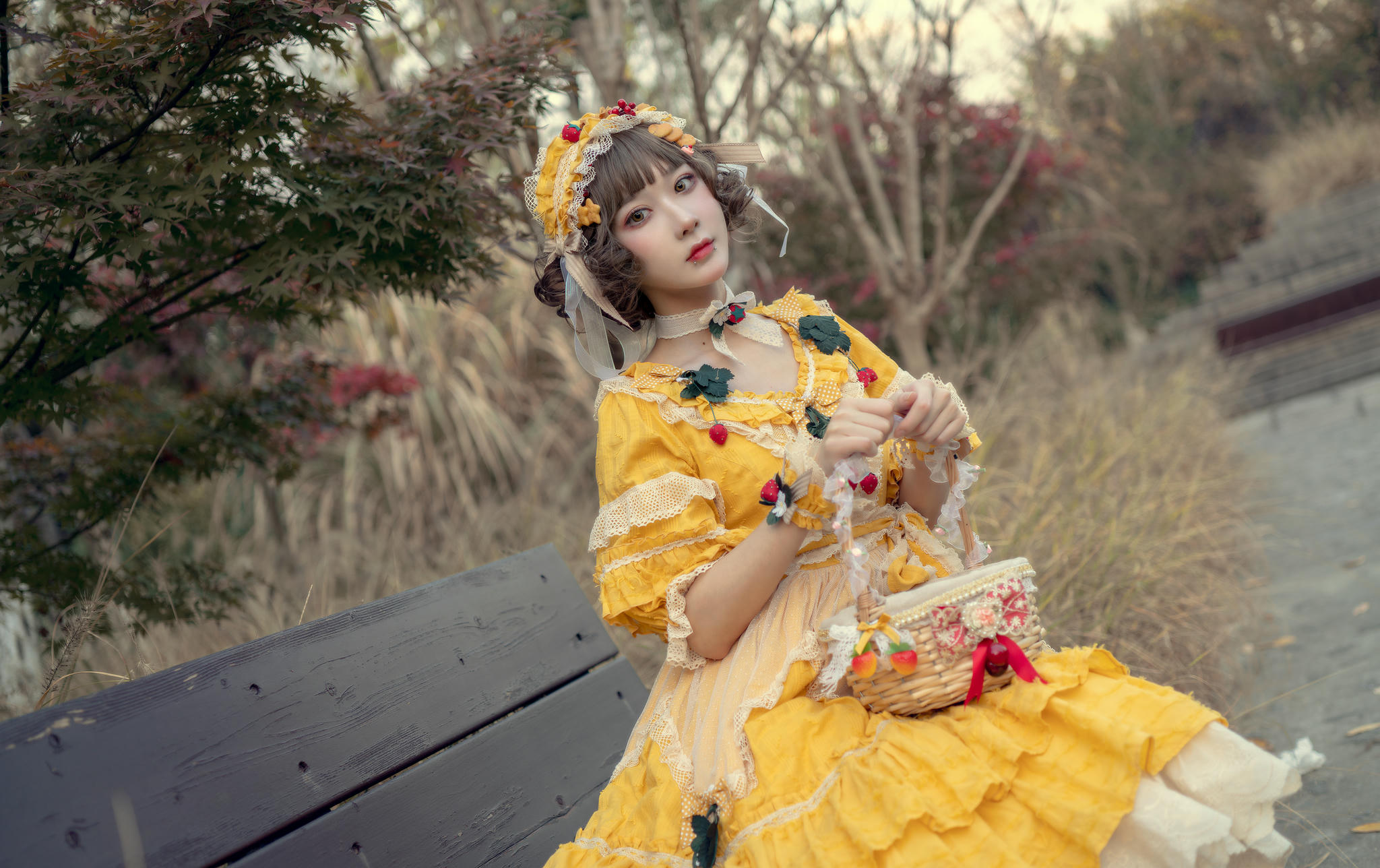 阿包也是兔娘 NO.004 lolita黄裙 [12P-97MB]_第1集