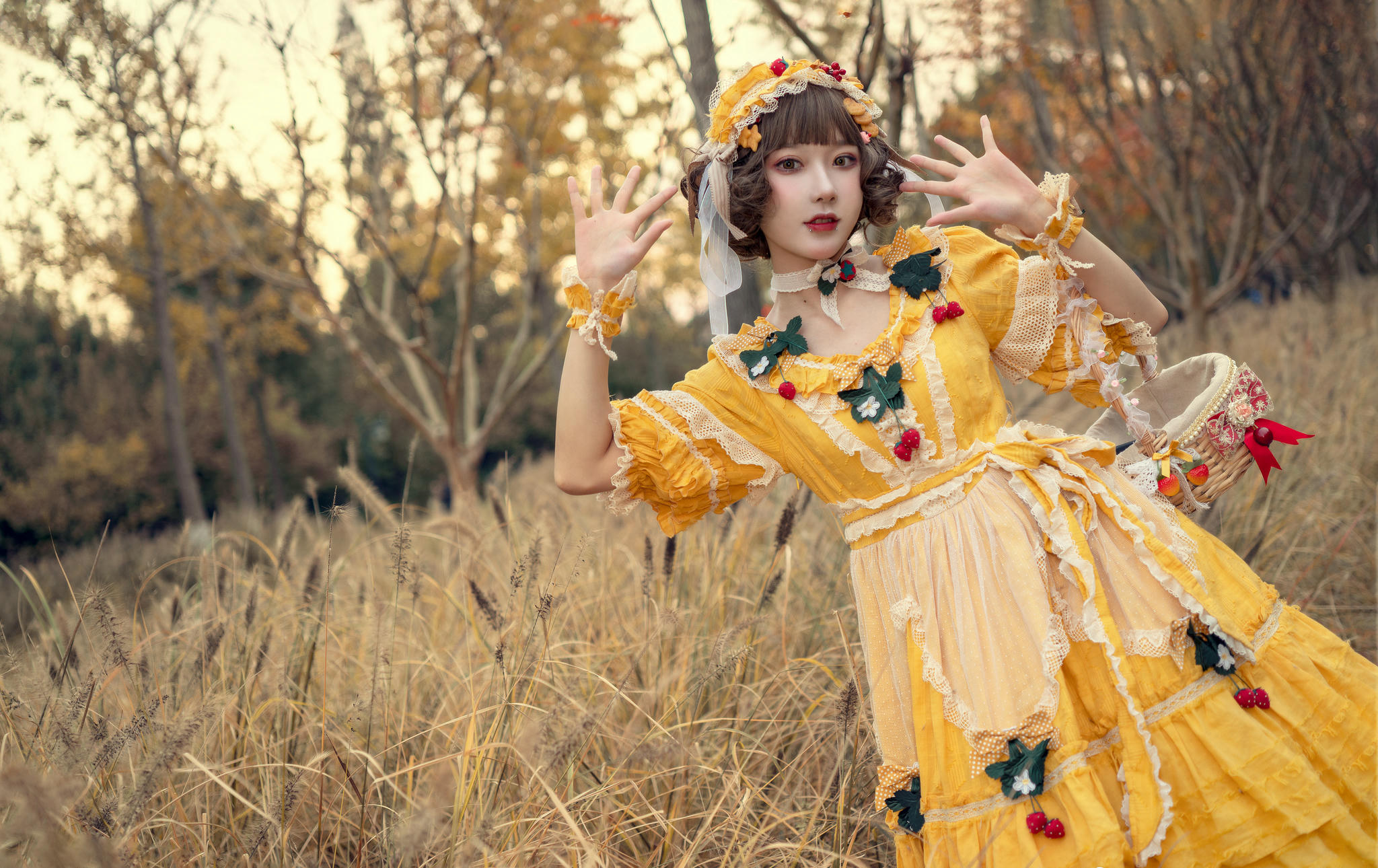 阿包也是兔娘 NO.004 lolita黄裙 [12P-97MB]_第1集