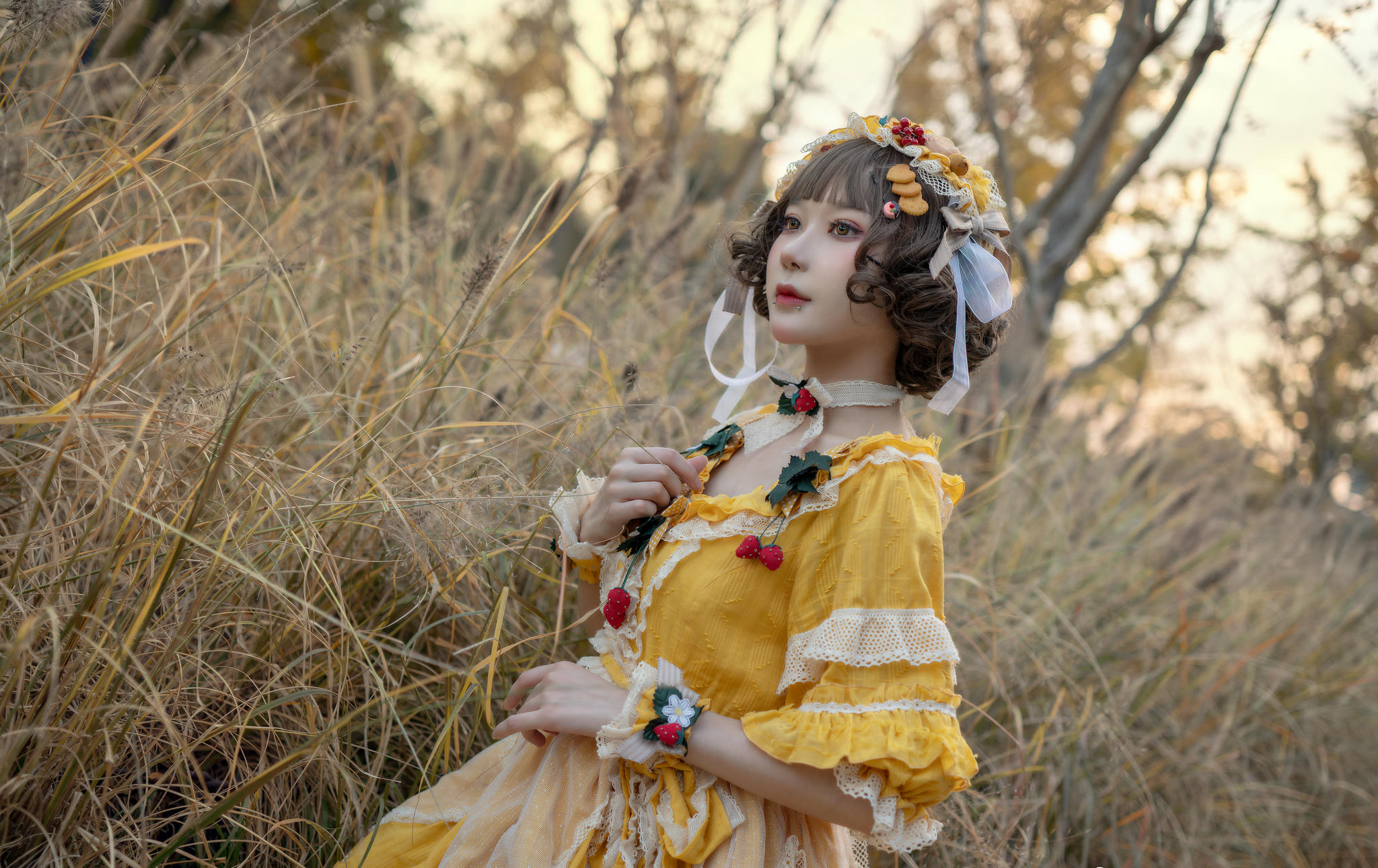 阿包也是兔娘 NO.004 lolita黄裙 [12P-97MB]_第1集