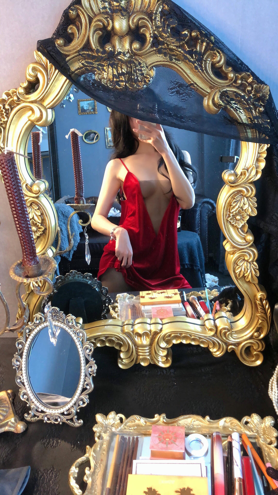 阿包也是兔娘 NO.045 红丝绒睡衣 [18P-58MB]_第1集