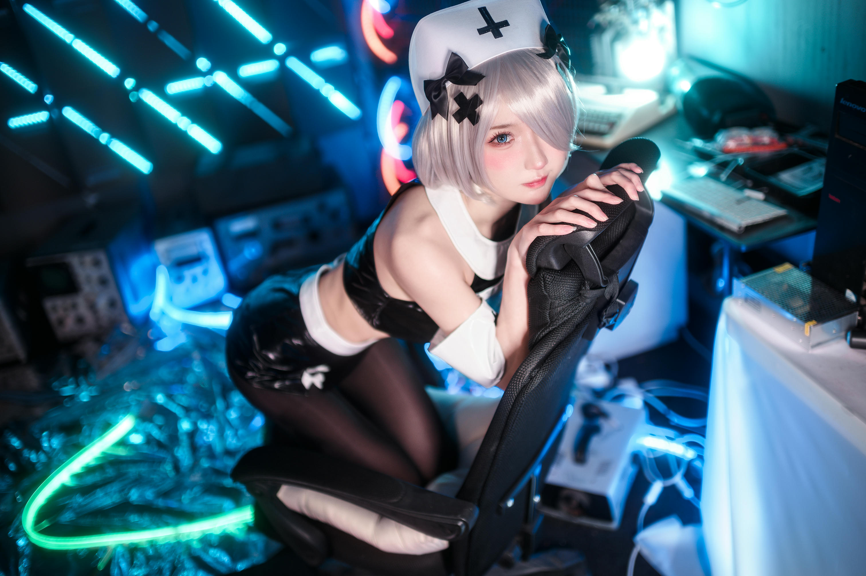 阿包也是兔娘 NO.047 虎年3月舰长 护士[48P1.09GB]_第1集