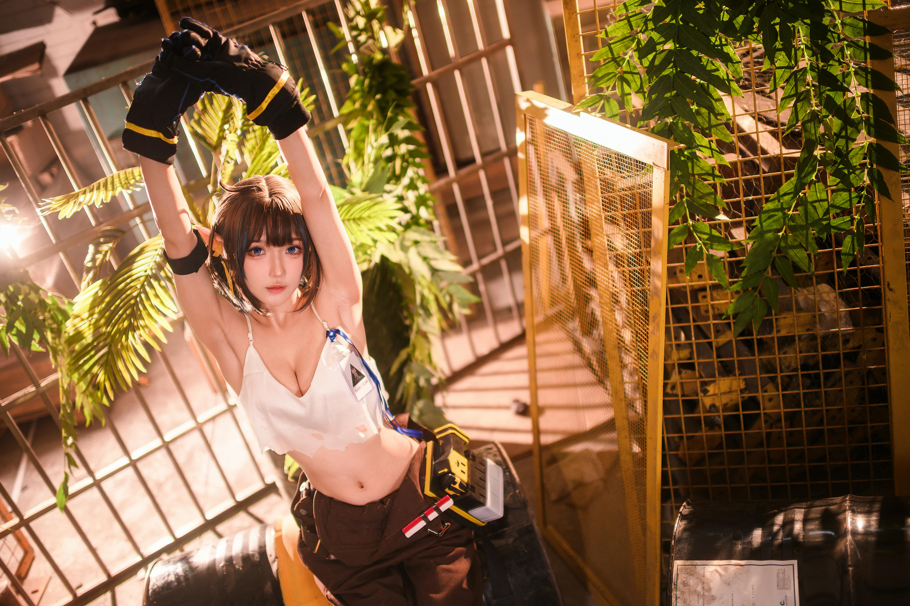 阿包也是兔娘 NO.051 6月舰长 明日方舟 森蚺 [33P+507MB]_第1集