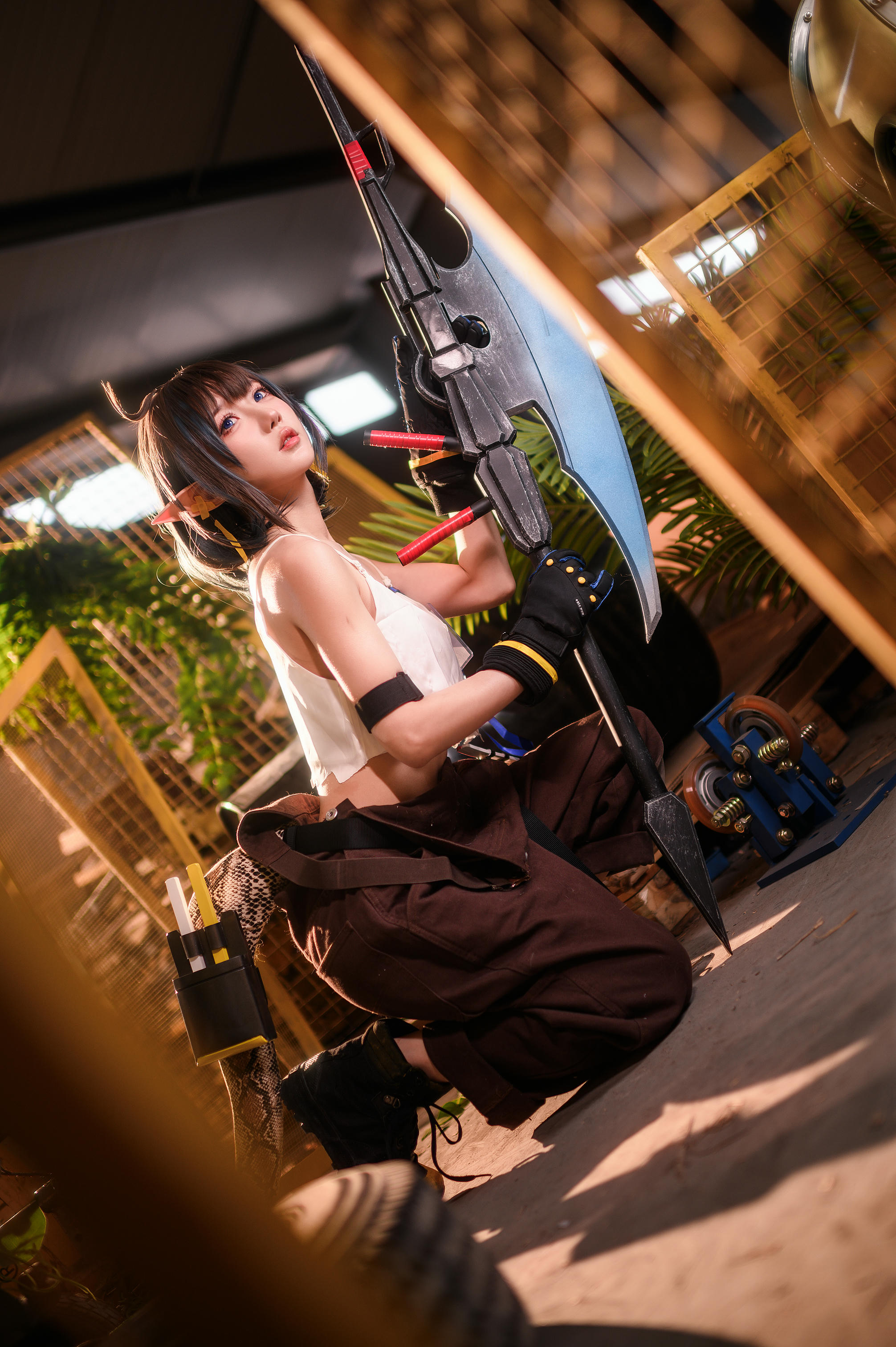 阿包也是兔娘 NO.051 6月舰长 明日方舟 森蚺 [33P+507MB]_第1集