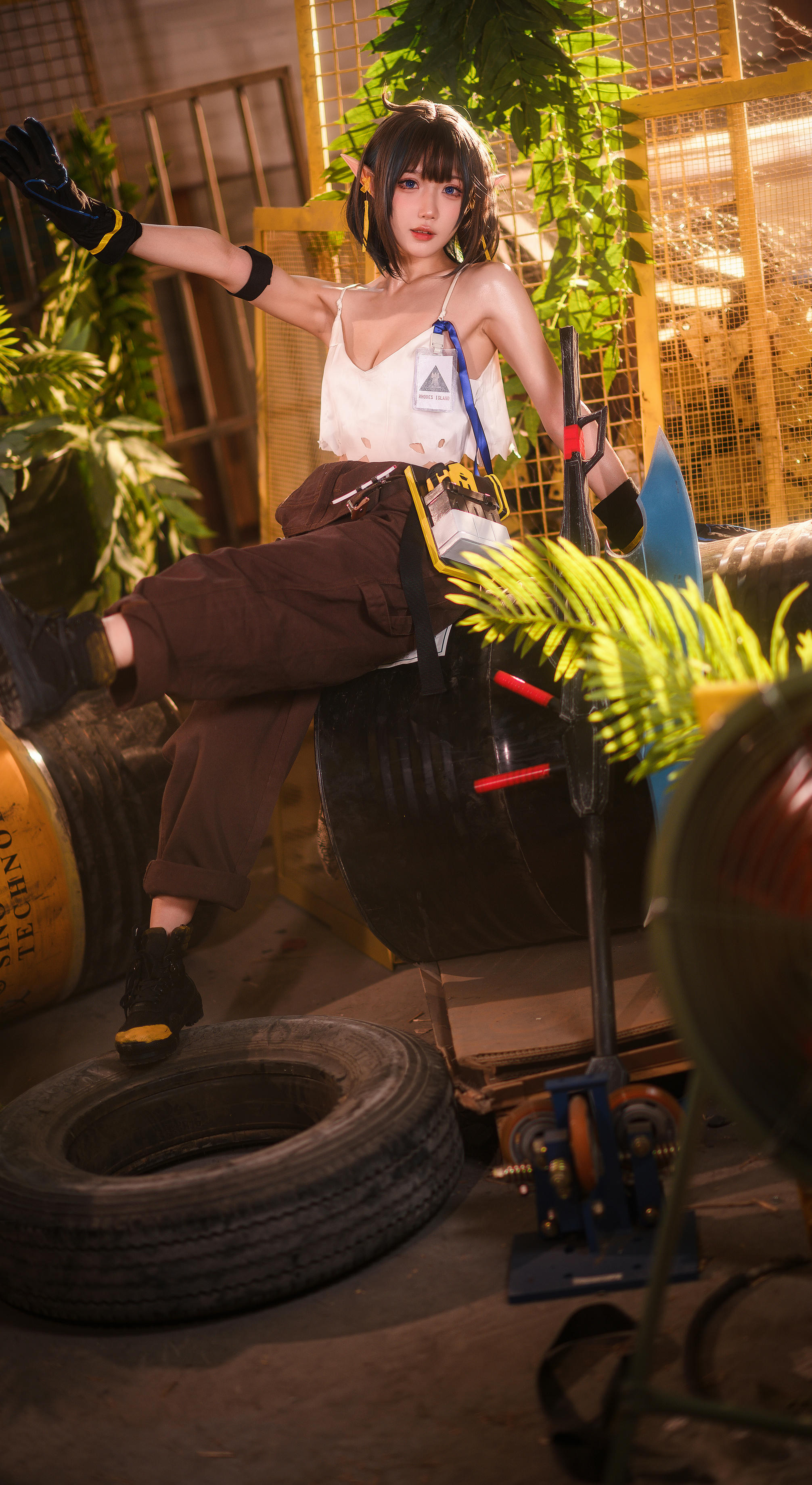 阿包也是兔娘 NO.051 6月舰长 明日方舟 森蚺 [33P+507MB]_第2集