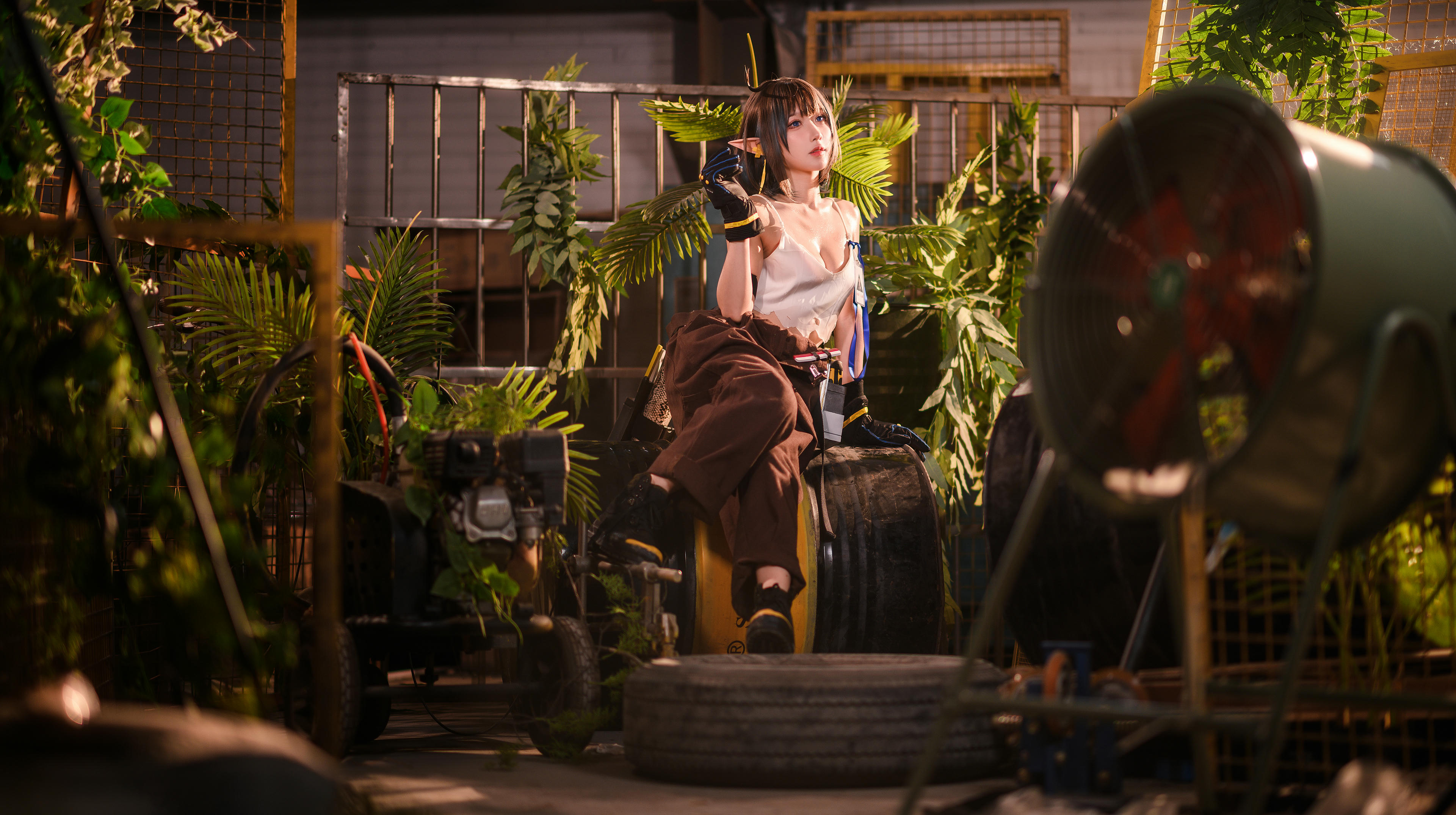 阿包也是兔娘 NO.051 6月舰长 明日方舟 森蚺 [33P+507MB]_第2集