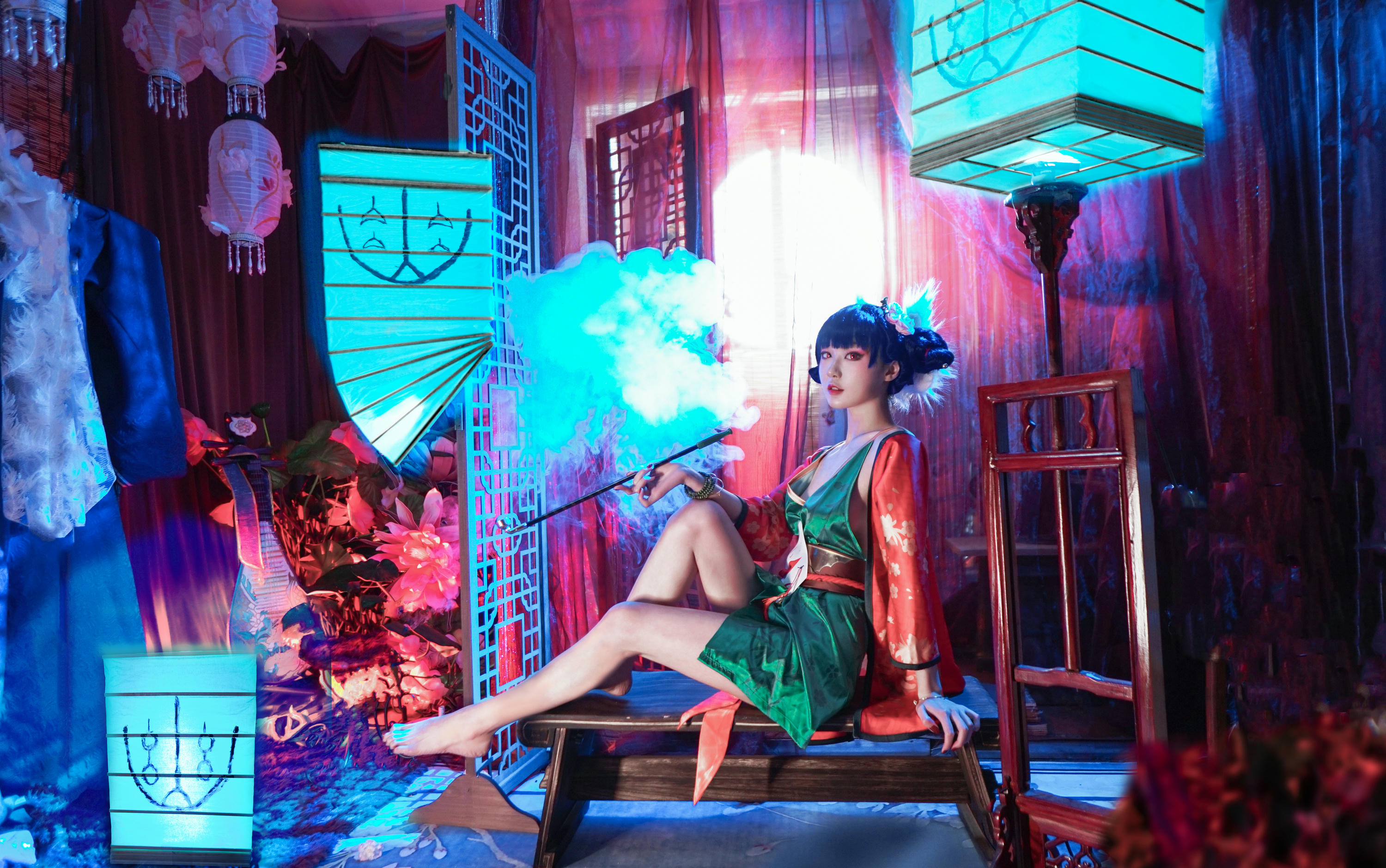 阿包也是兔娘 NO.006 白蛇起源宝青坊主 [9P-105MB]_第1集