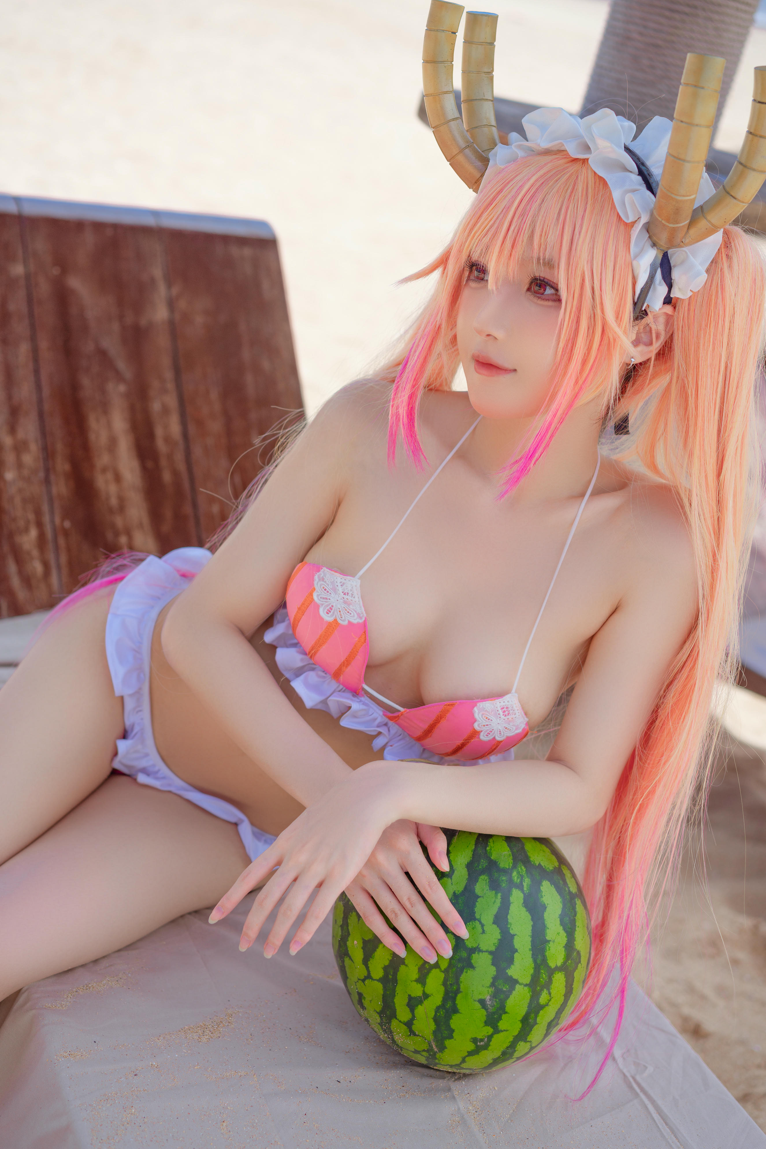 阿包也是兔娘 NO.067 10月舰长图 龙女仆泳装 [23P-507MB]_第1集