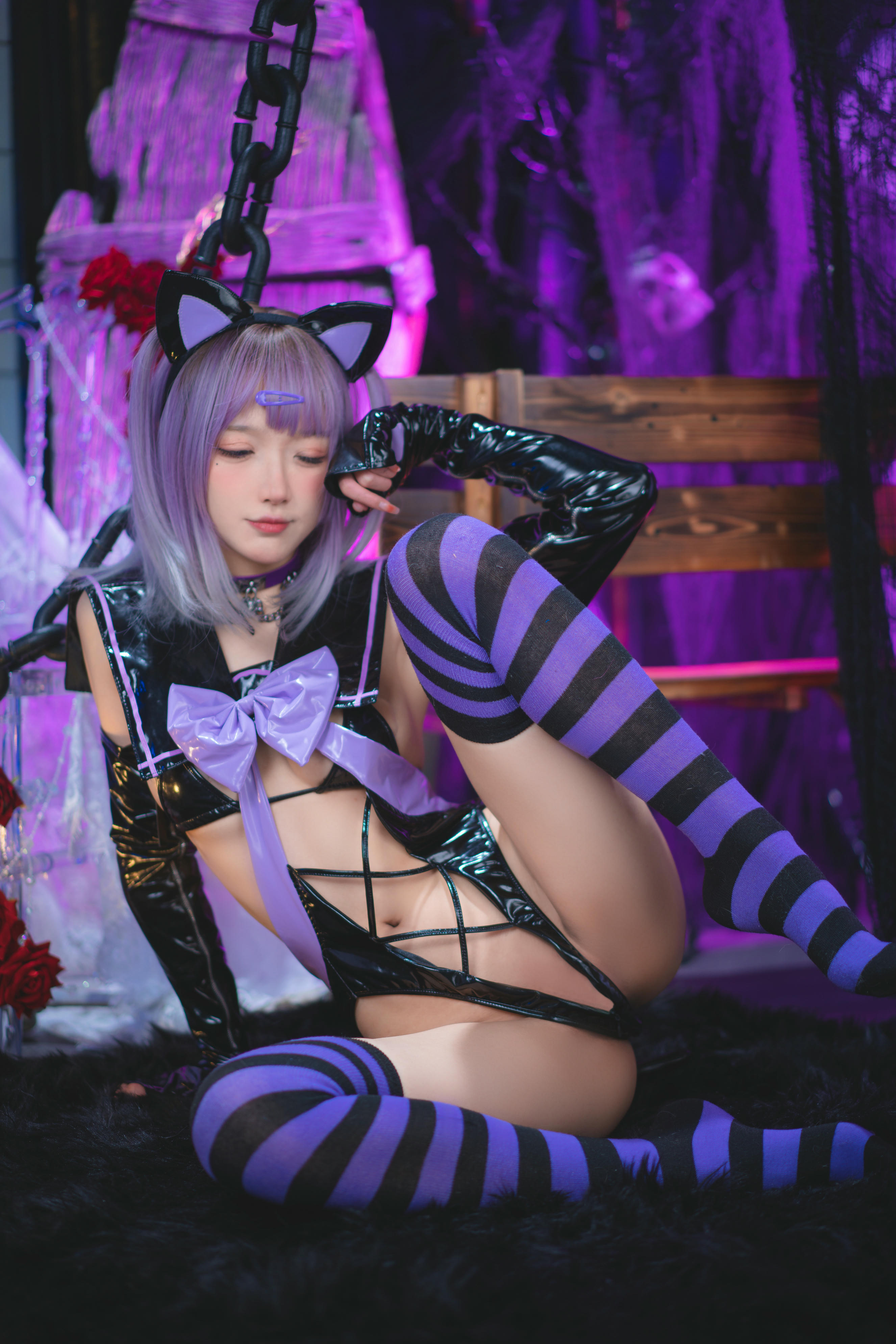 阿包也是兔娘 NO.068 黑猫猫 [44P 826MB]_第1集