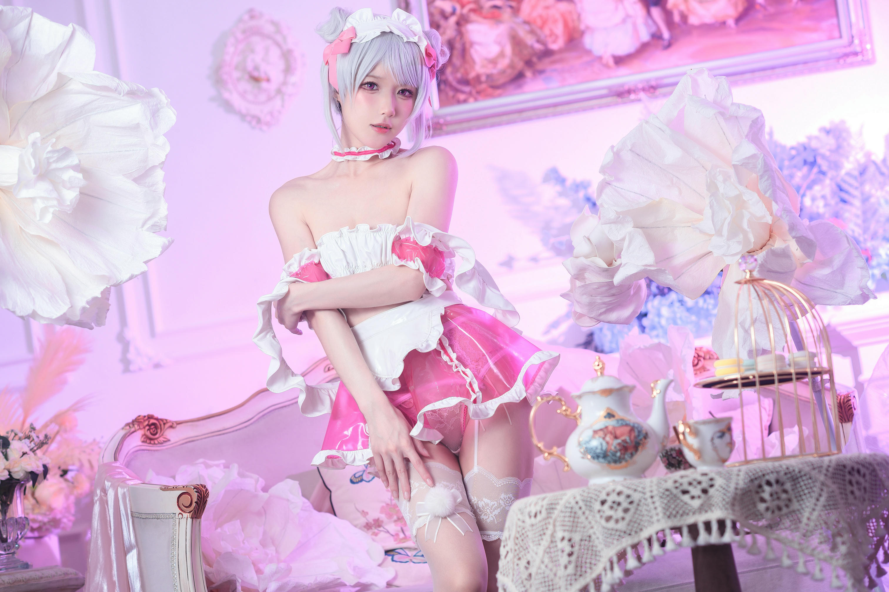 阿包也是兔娘 NO.075 七夕粉粉女仆 [49P-553MB]_第2集