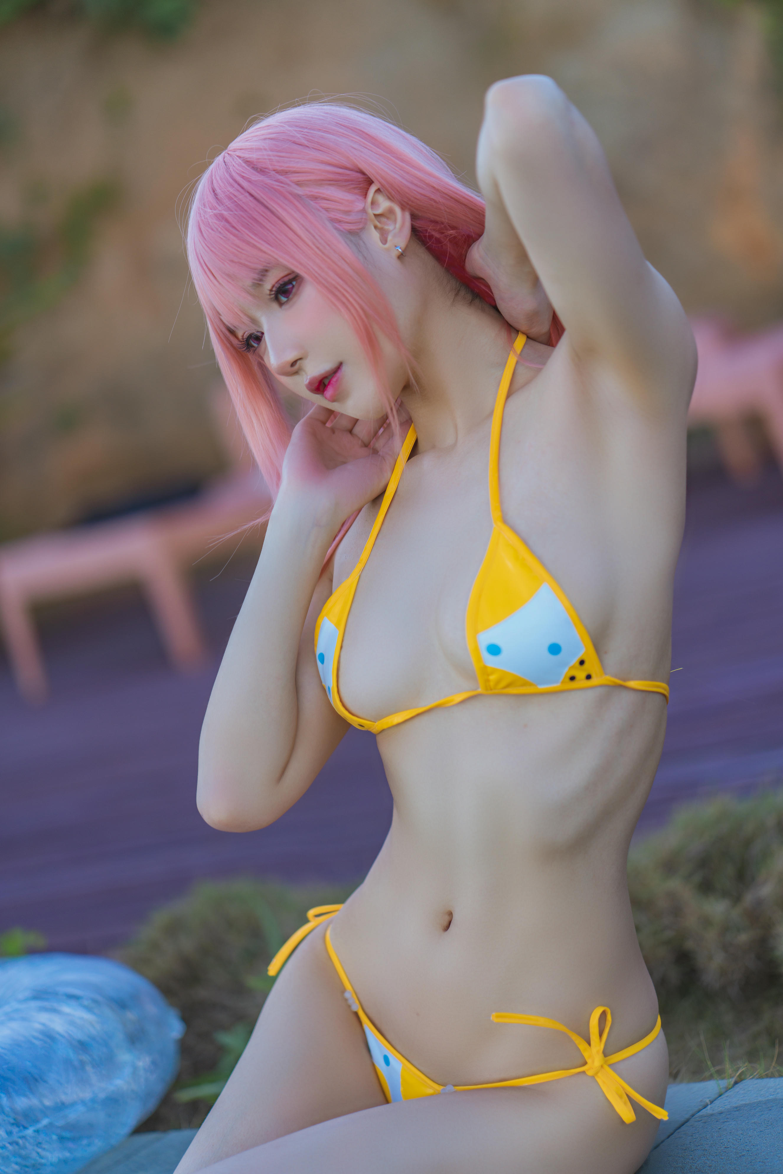 阿包也是兔娘 NO.076 生或死联动 碧蓝航线 穗香泳装 [30P-733MB]_第1集