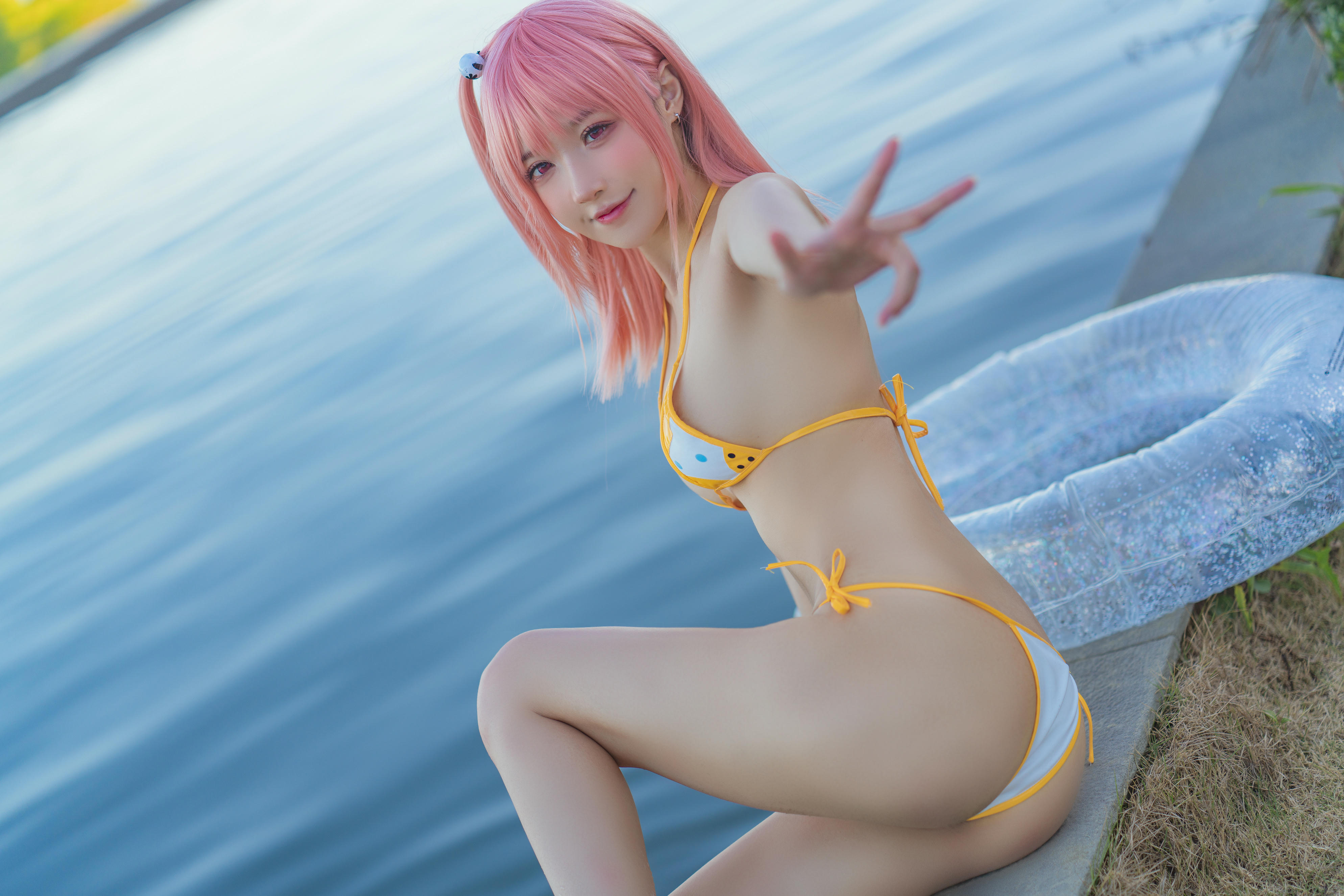 阿包也是兔娘 NO.076 生或死联动 碧蓝航线 穗香泳装 [30P-733MB]_第1集