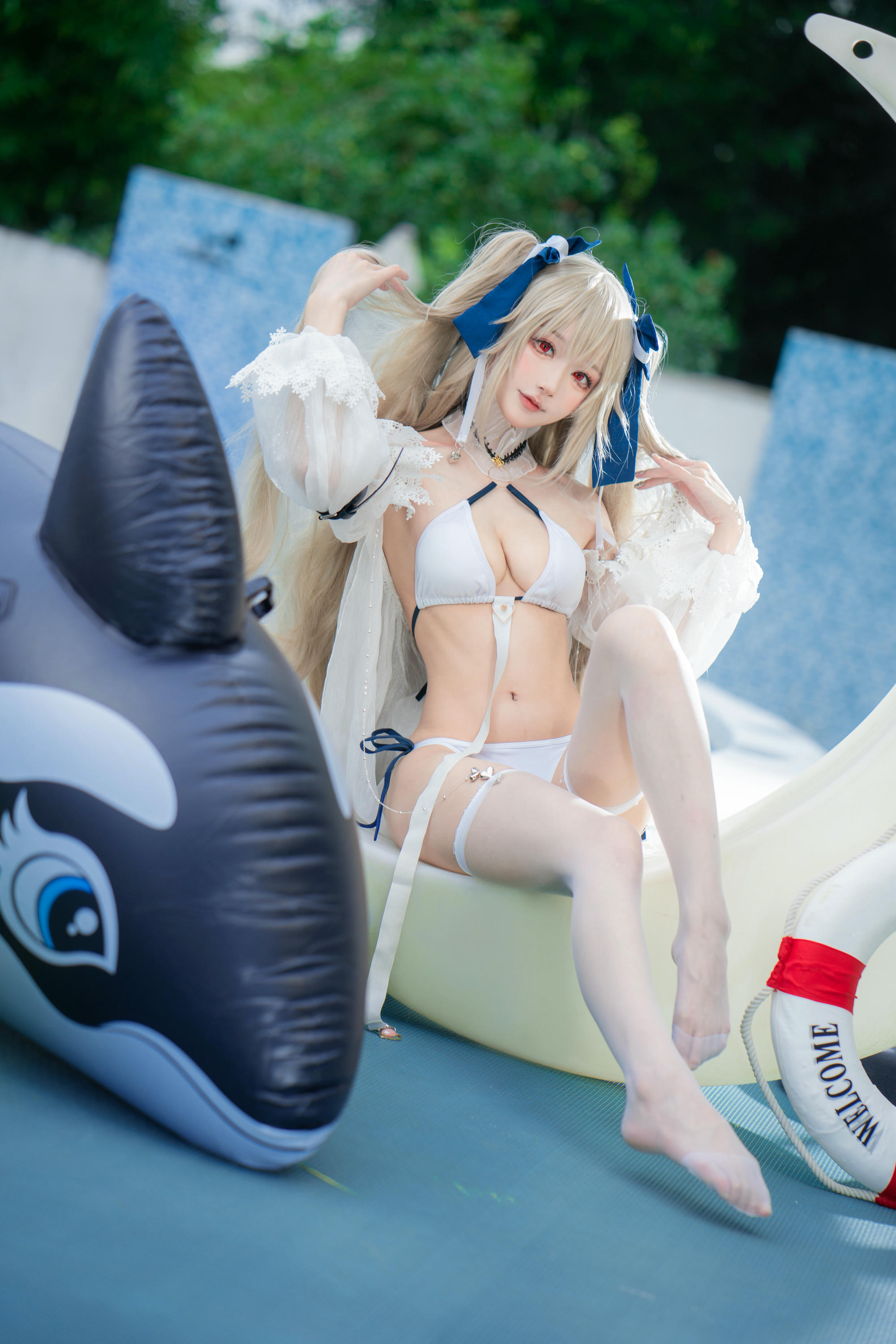 阿包也是兔娘 NO.082 安克雷奇泳装 [36P 304MB]_第1集