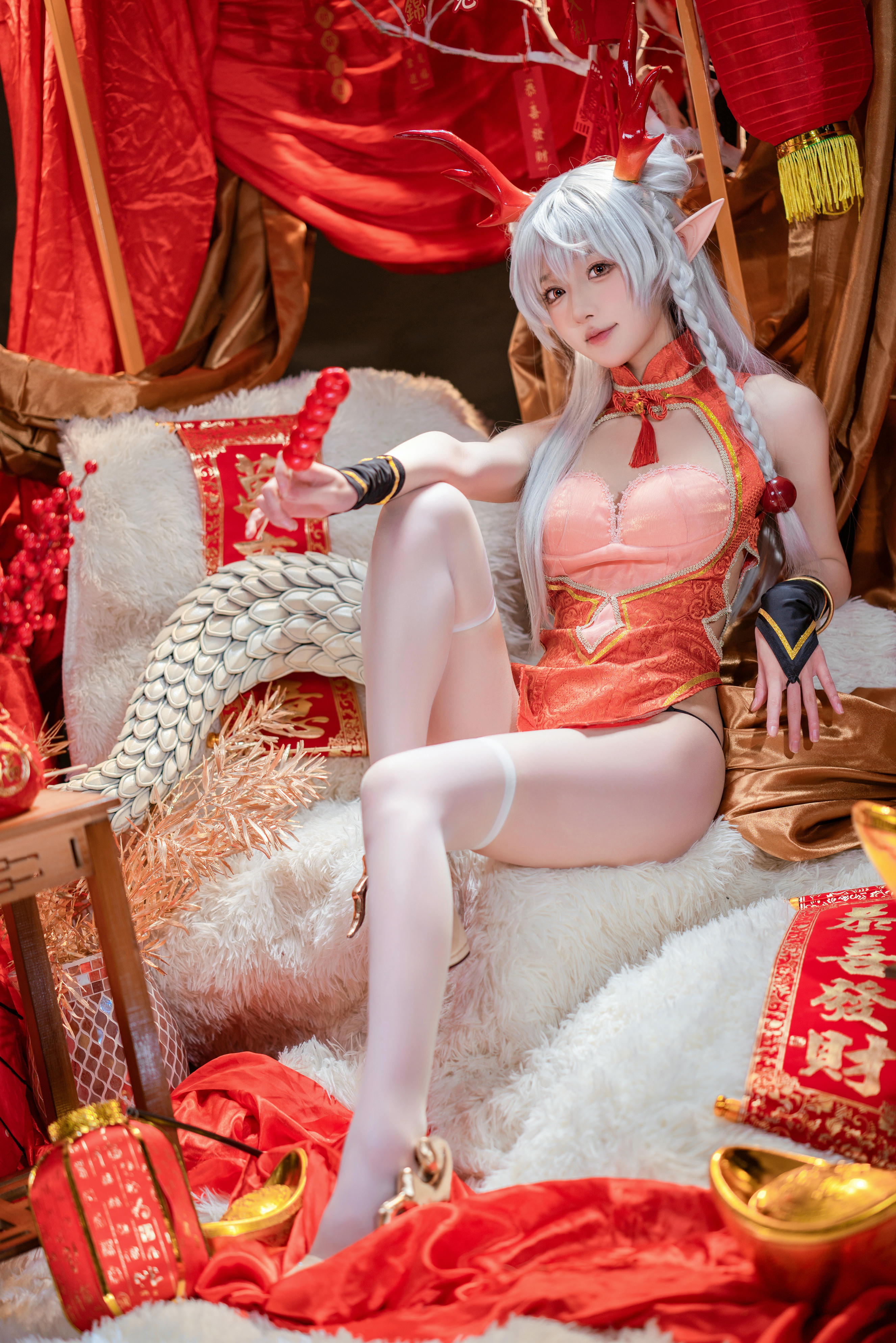 阿包也是兔娘 NO.086 新春贺图 龙妹[44P-1V-783.2M]_第1集