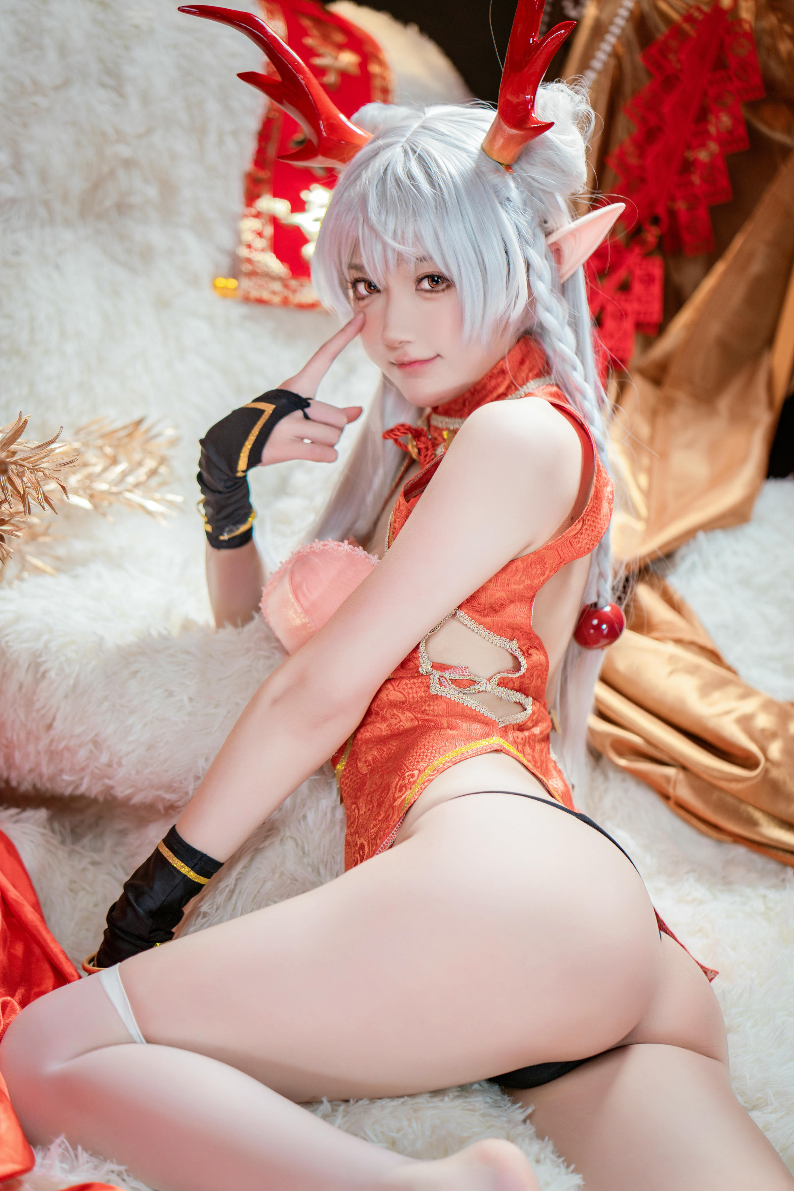 阿包也是兔娘 NO.086 新春贺图 龙妹[44P-1V-783.2M]_第2集