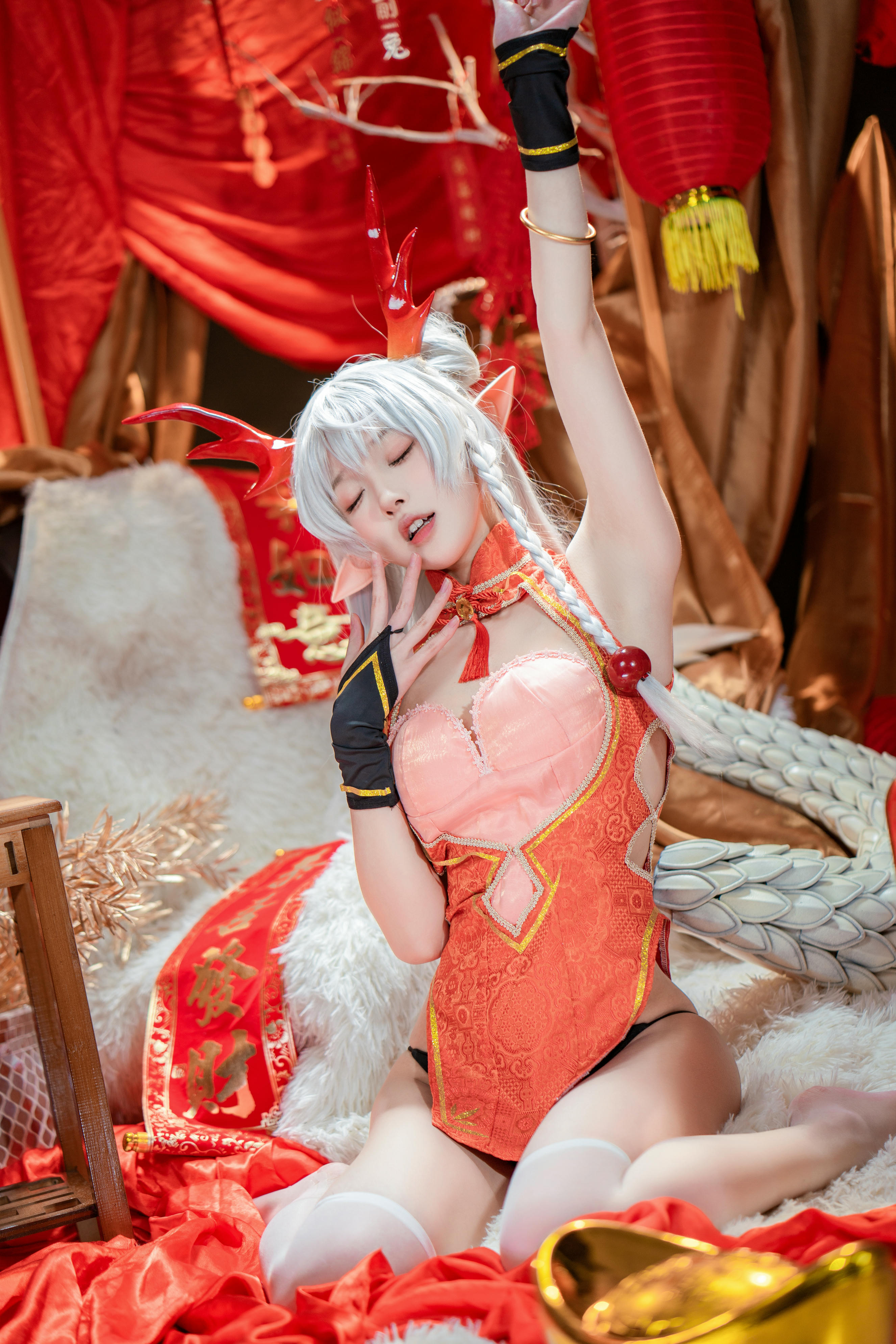 阿包也是兔娘 NO.086 新春贺图 龙妹[44P-1V-783.2M]_第2集