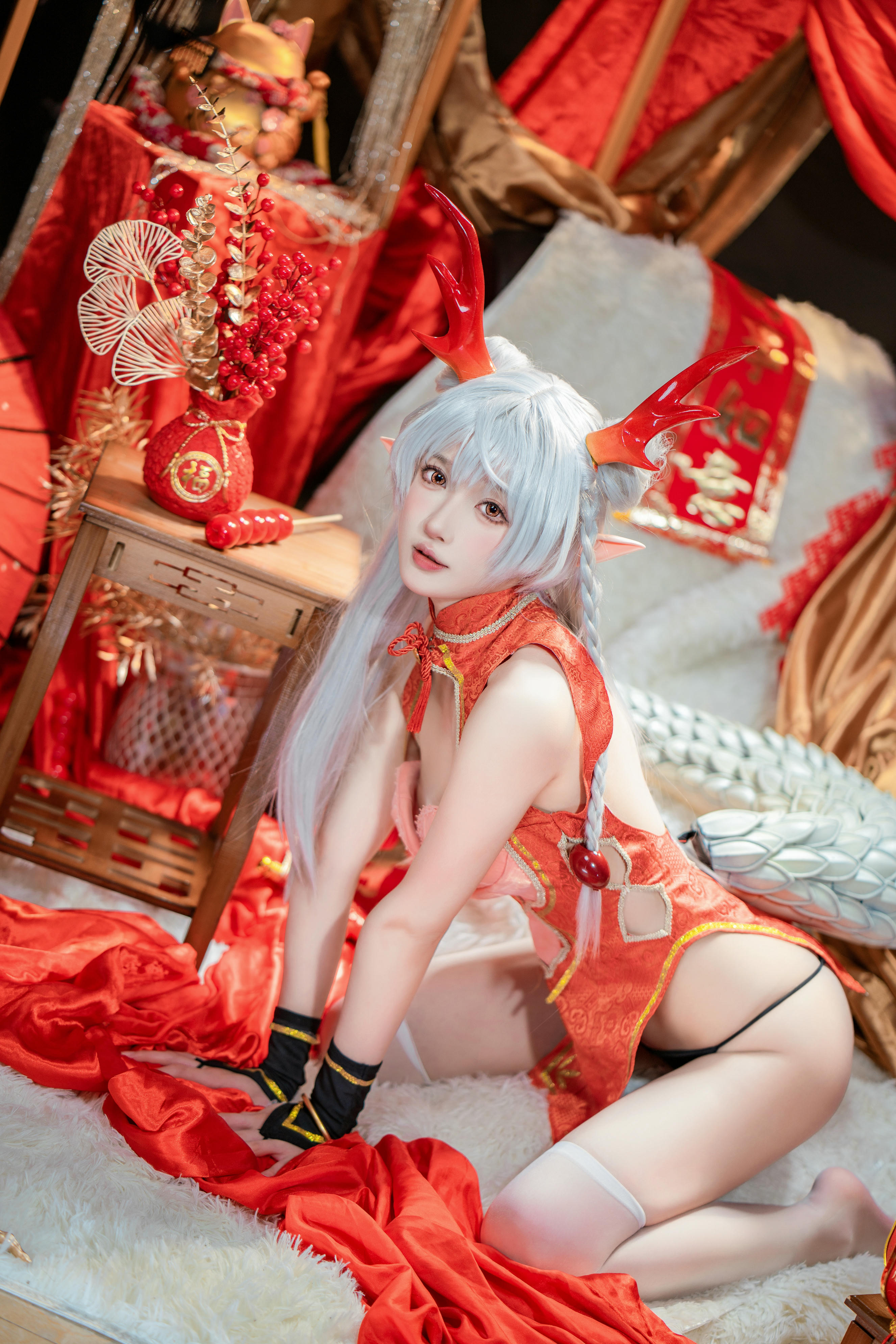 阿包也是兔娘 NO.086 新春贺图 龙妹[44P-1V-783.2M]_第2集