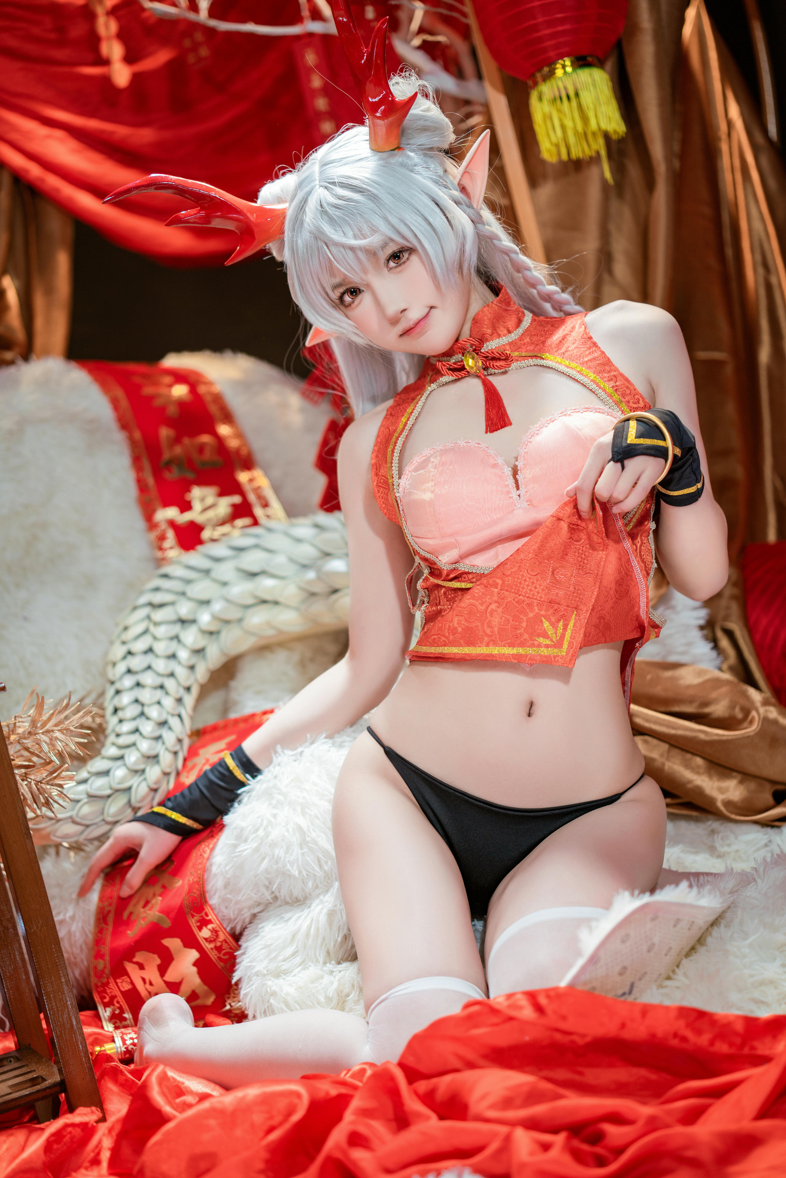 阿包也是兔娘 NO.086 新春贺图 龙妹[44P-1V-783.2M]_第2集