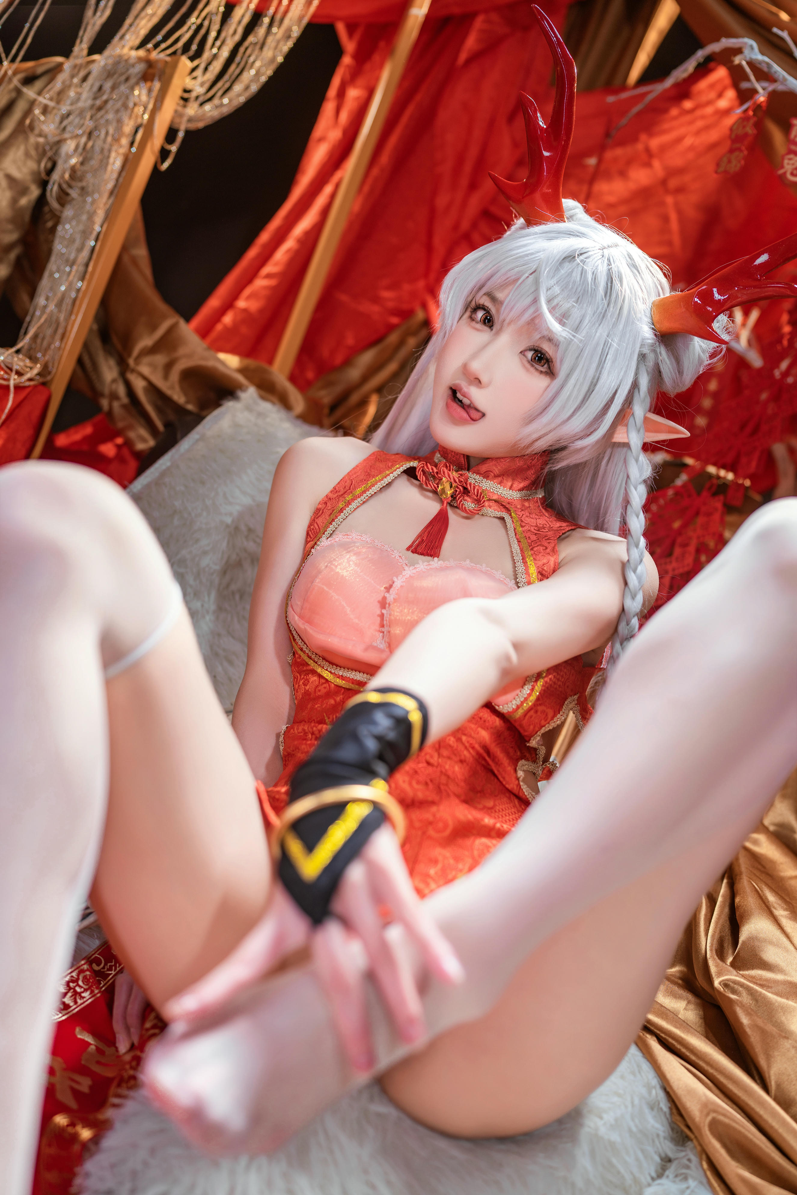 阿包也是兔娘 NO.086 新春贺图 龙妹[44P-1V-783.2M]_第2集