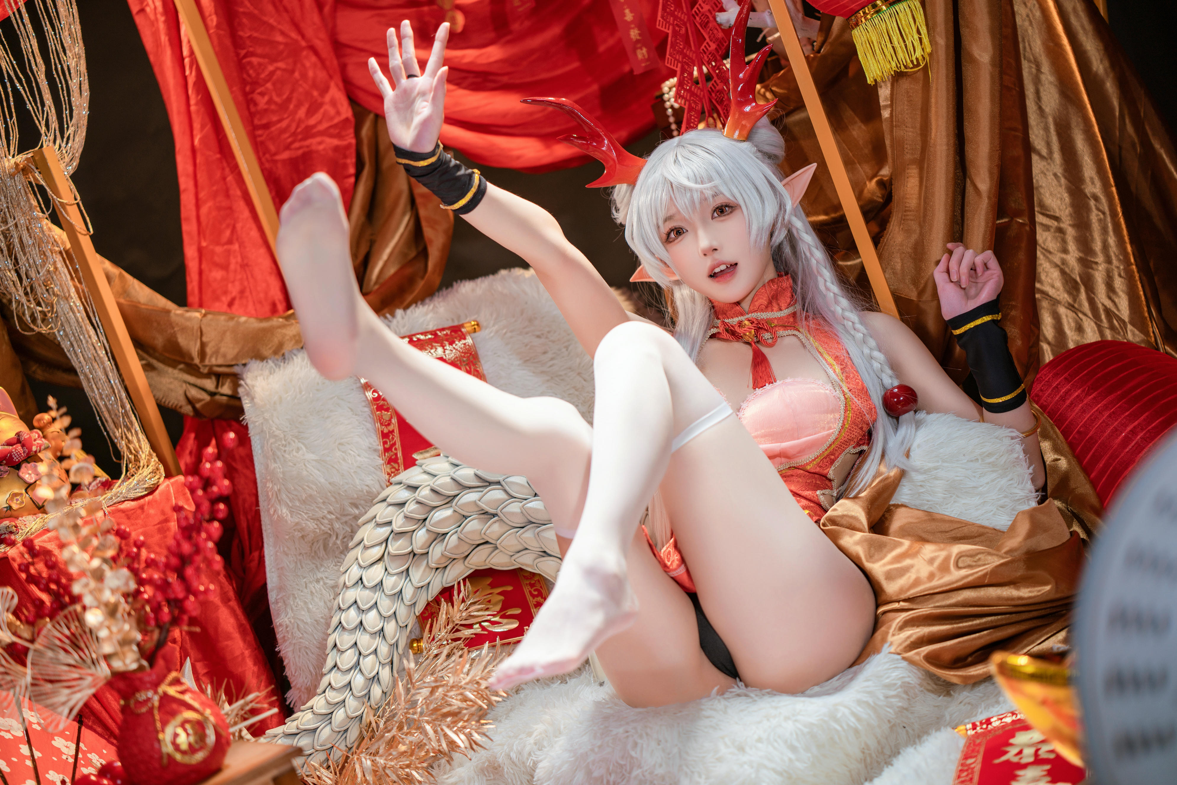 阿包也是兔娘 NO.086 新春贺图 龙妹[44P-1V-783.2M]_第2集