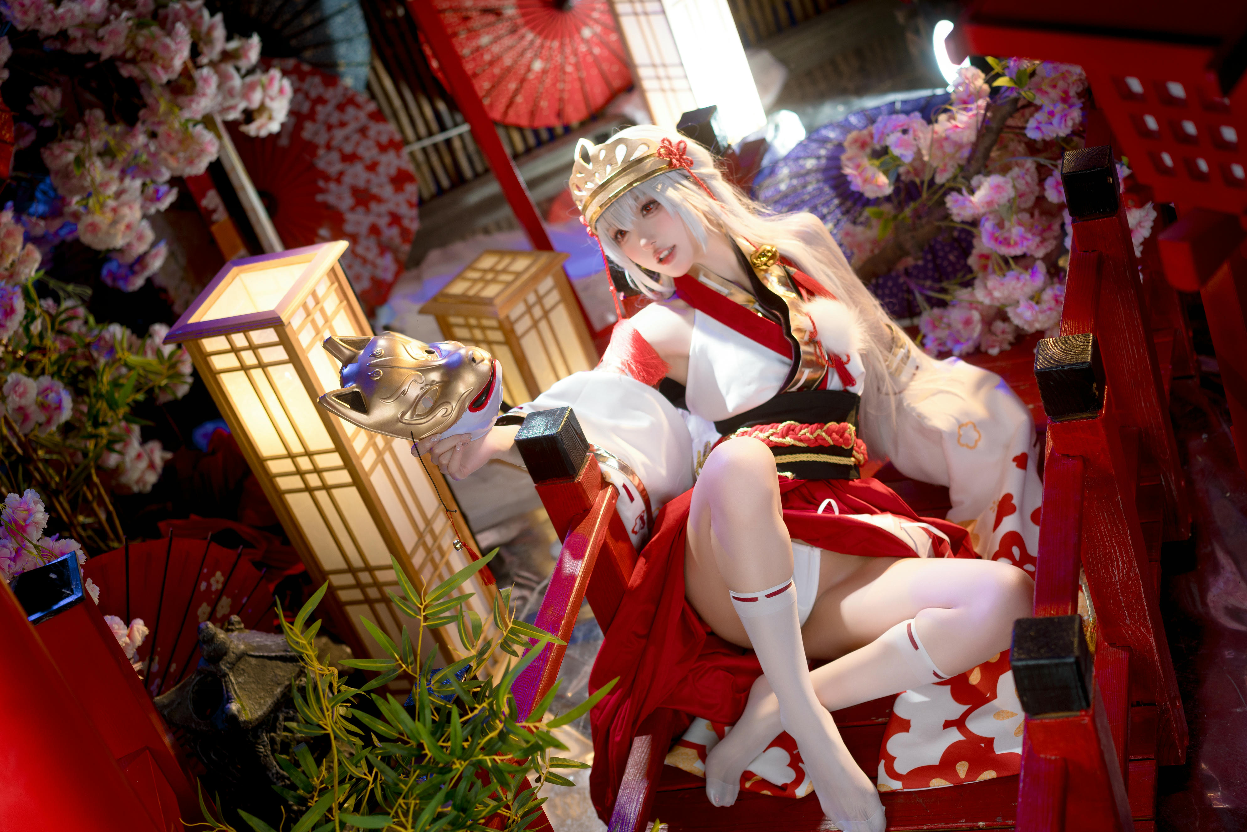 阿包也是兔娘 NO.087 巫女浴池 [58P1V-2.37GB]_第1集