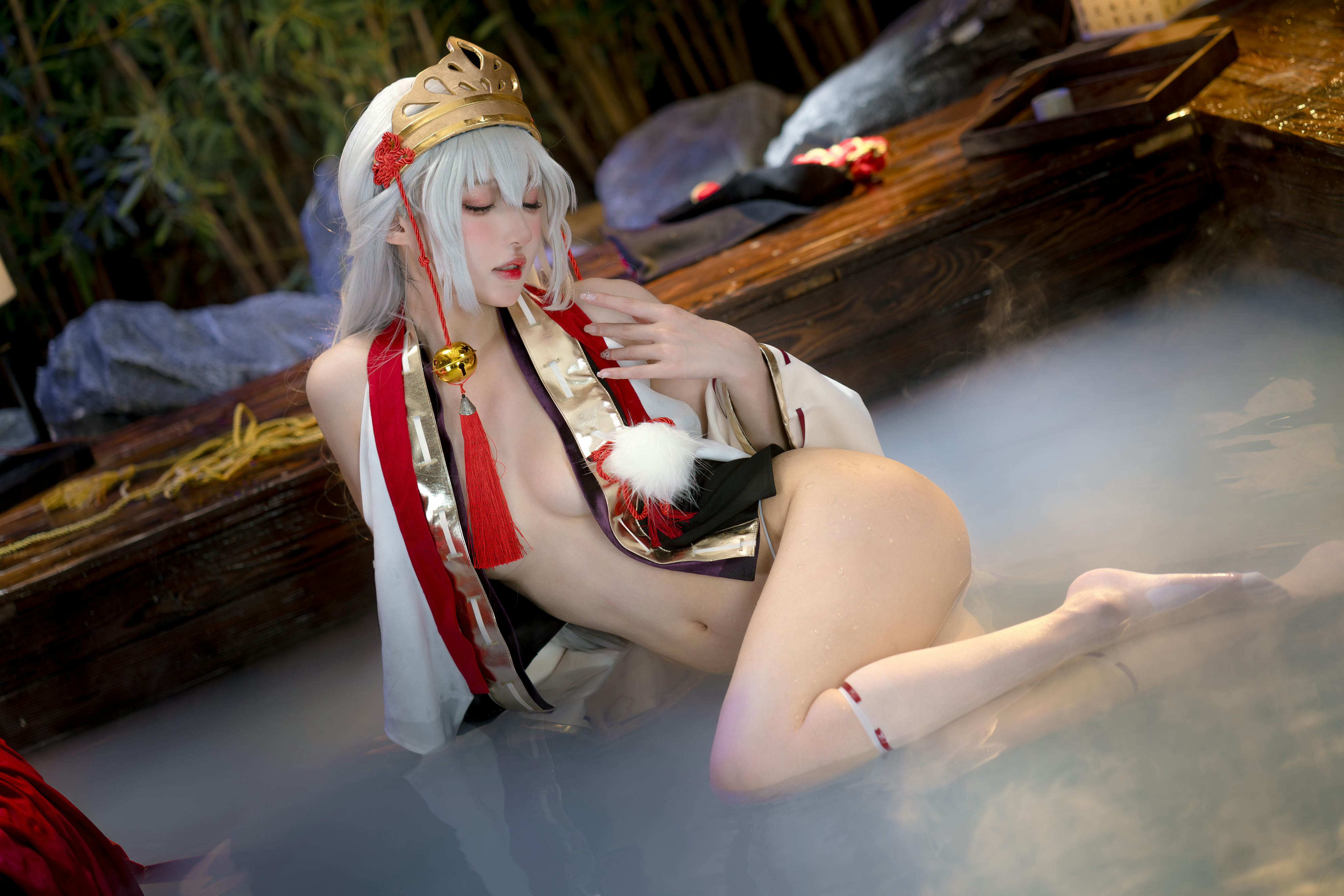 阿包也是兔娘 NO.087 巫女浴池 [58P1V-2.37GB]_第2集