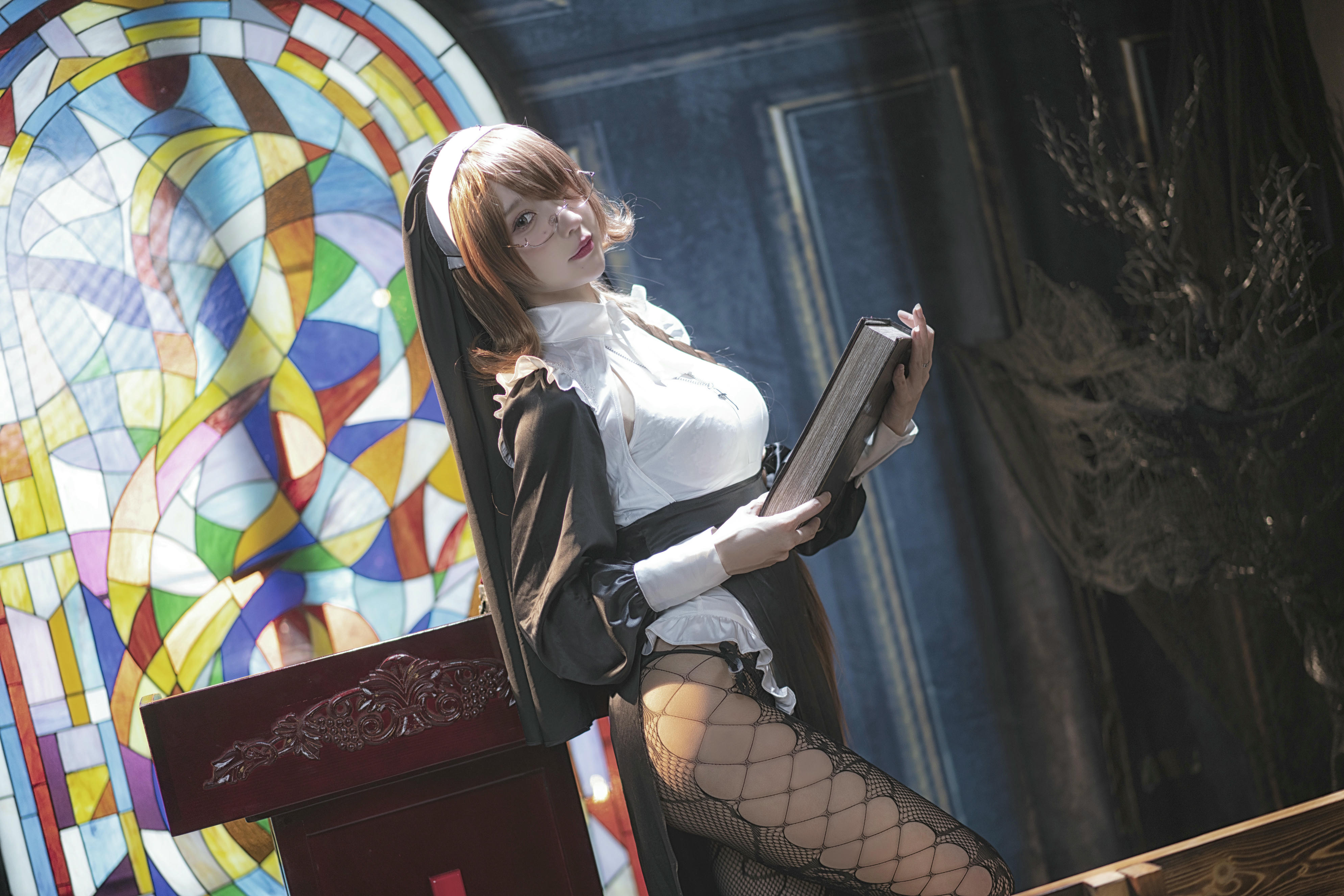 阿包也是兔娘 NO.094 修女 [26P／586MB]_第1集