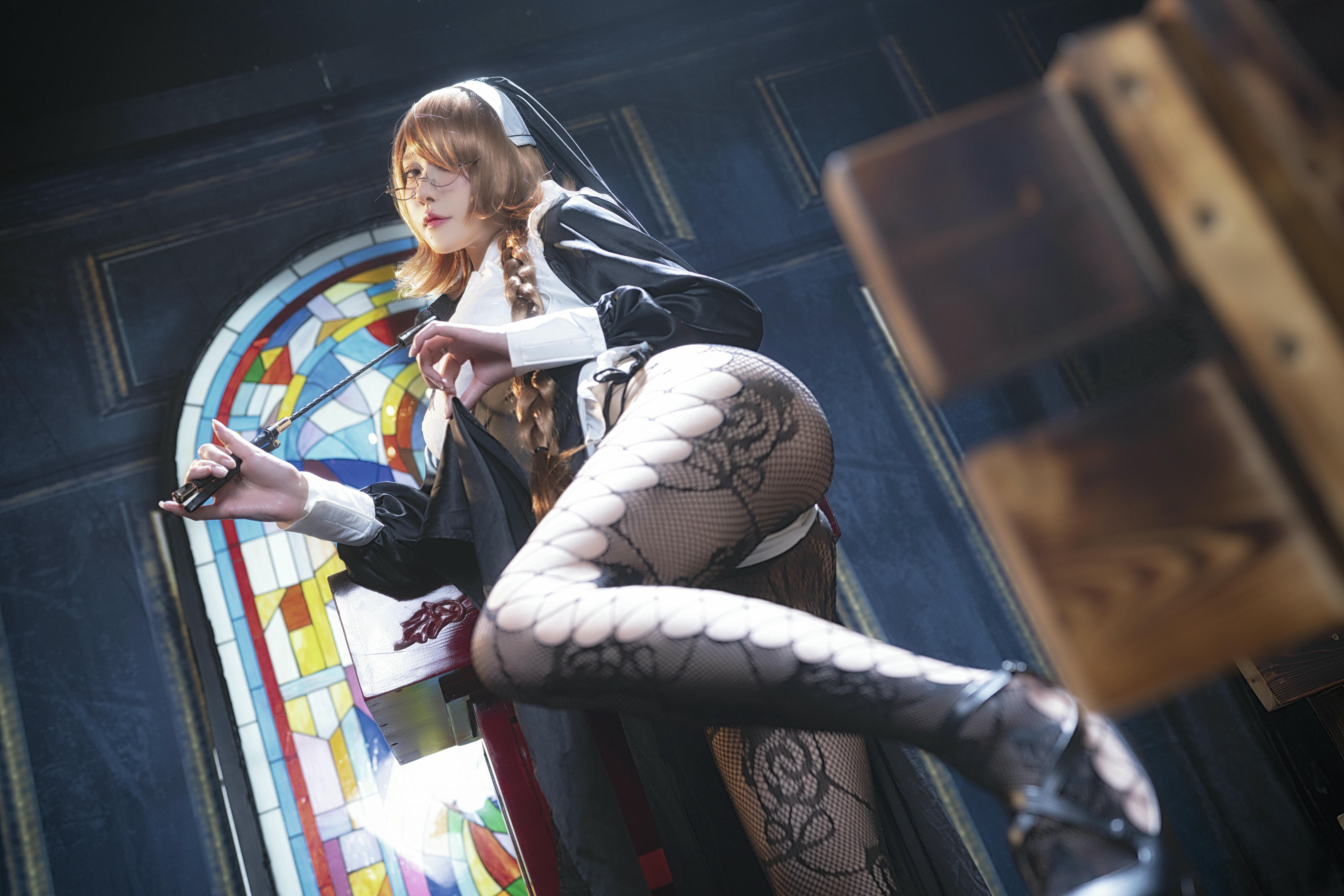 阿包也是兔娘 NO.094 修女 [26P／586MB]_第2集