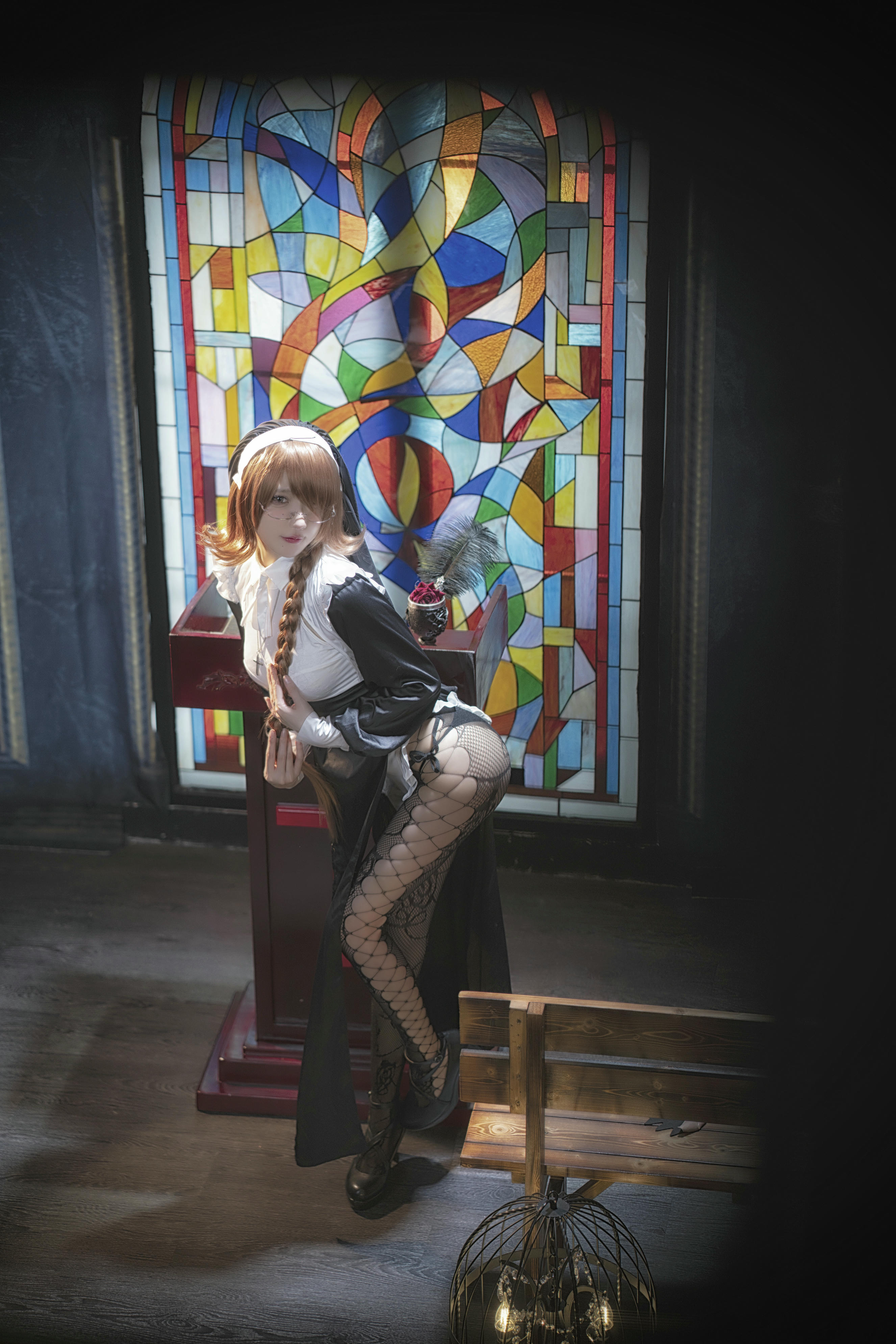 阿包也是兔娘 NO.094 修女 [26P／586MB]_第1集