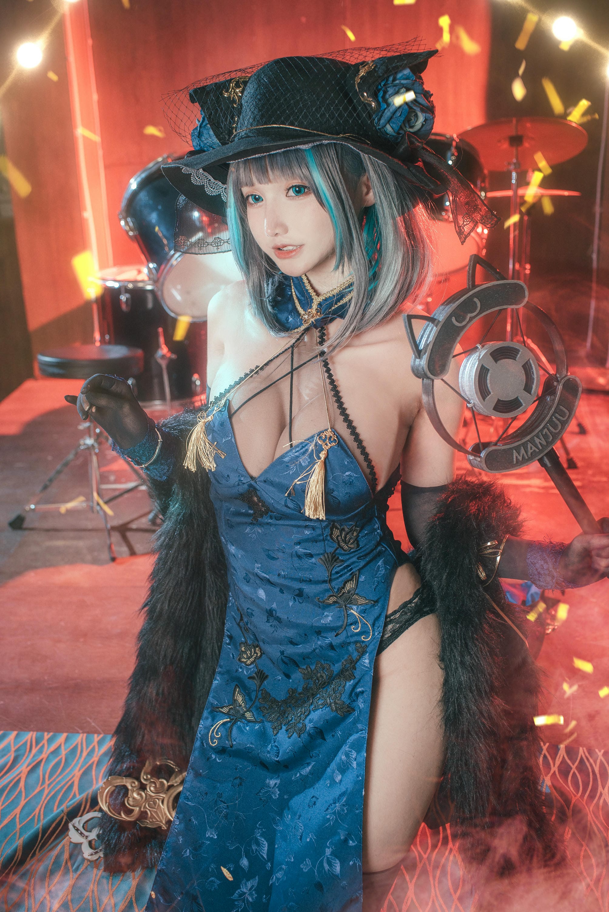 仙九Airi NO.014 柴郡旗袍 [22P-369MB]_第1集