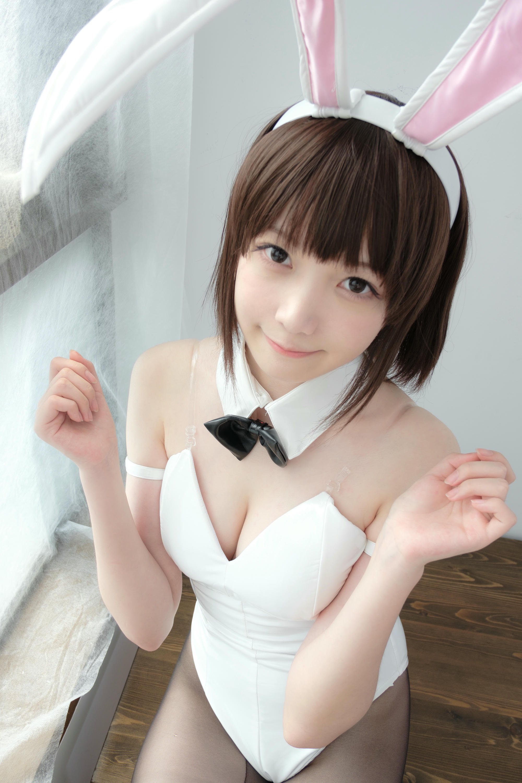 森萝财团 LOVEPLUS-001 黑丝网袜兔女郎 [148P2V-3.22GB]_第7集