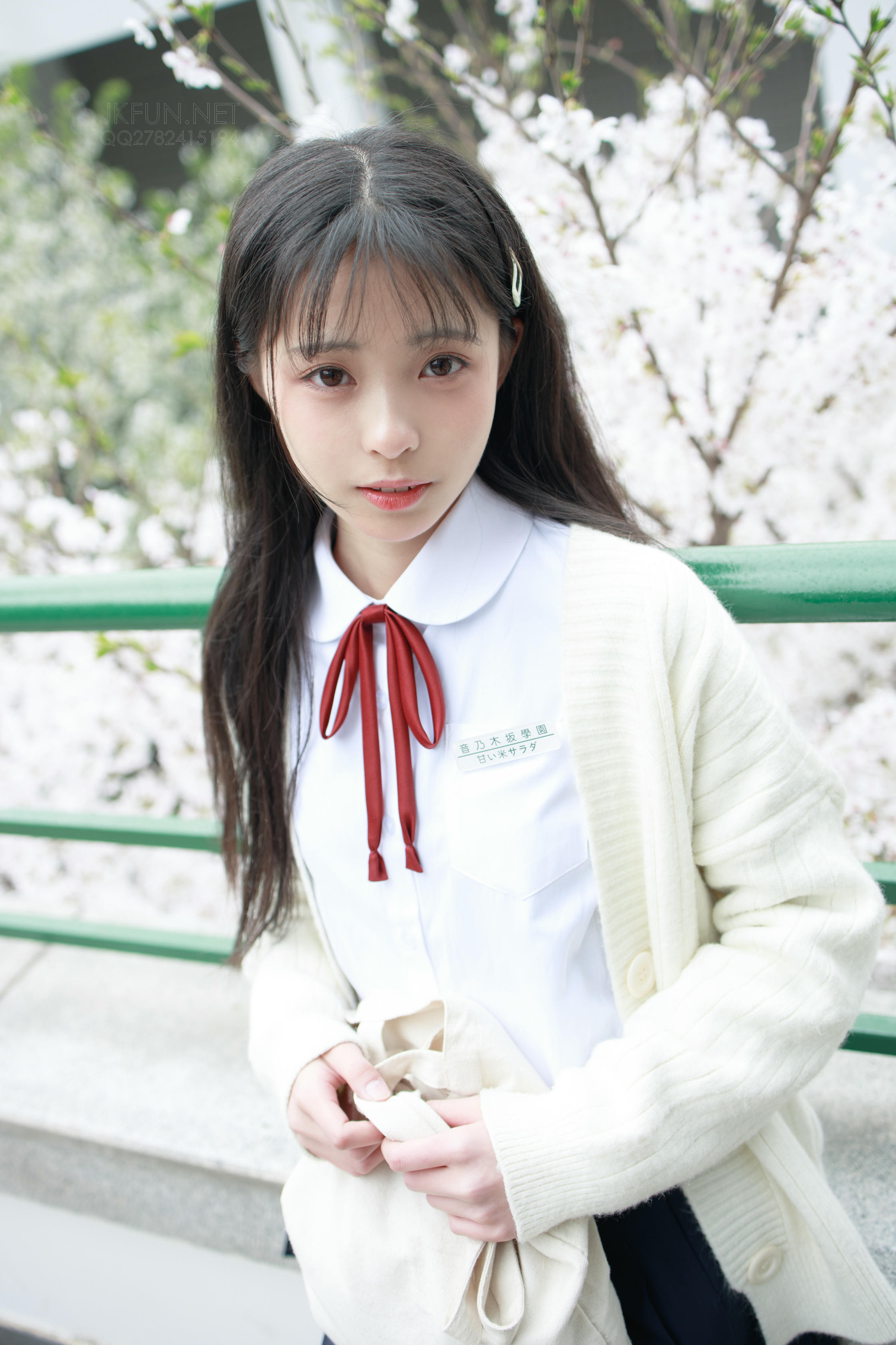 森萝财团 JKFUN-001 甜米 纯纯的白丝学妹 [127P1V-2.61GB]_第5集