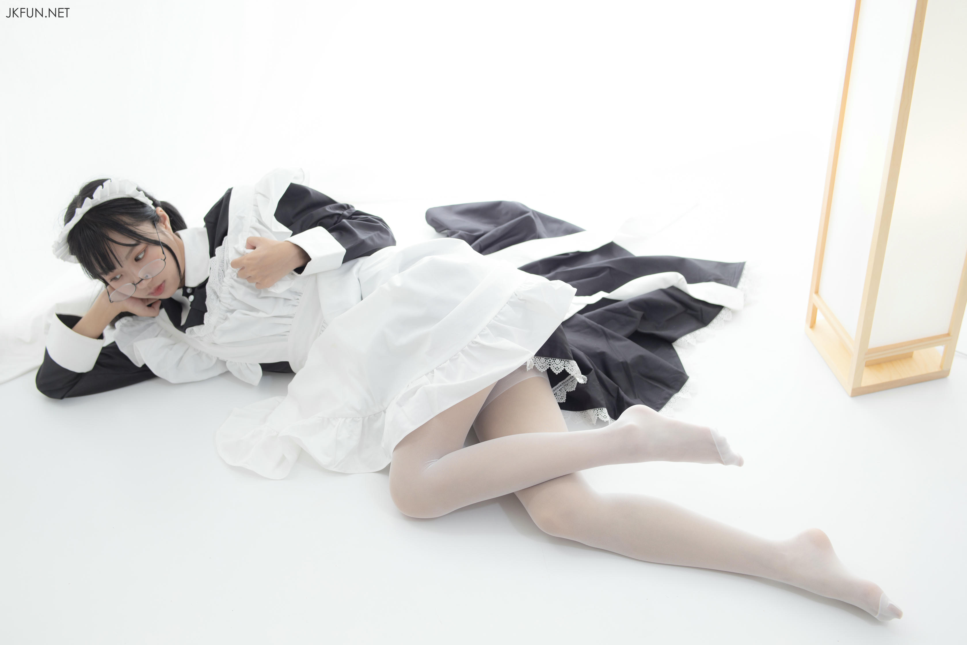 森萝财团 JKFUN-017 小梓 15D超薄白丝 [127P+1V／2.32G]_第5集