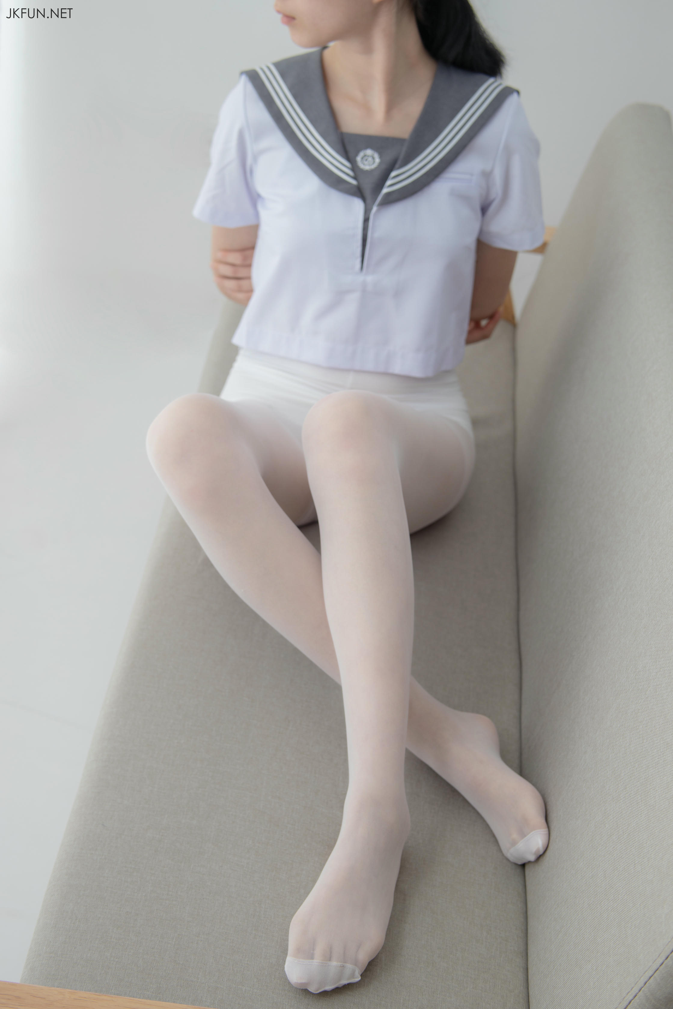森萝财团 JKFUN-018 小青 15D超薄白丝 R16 [108P+1V／2.1G]_第3集