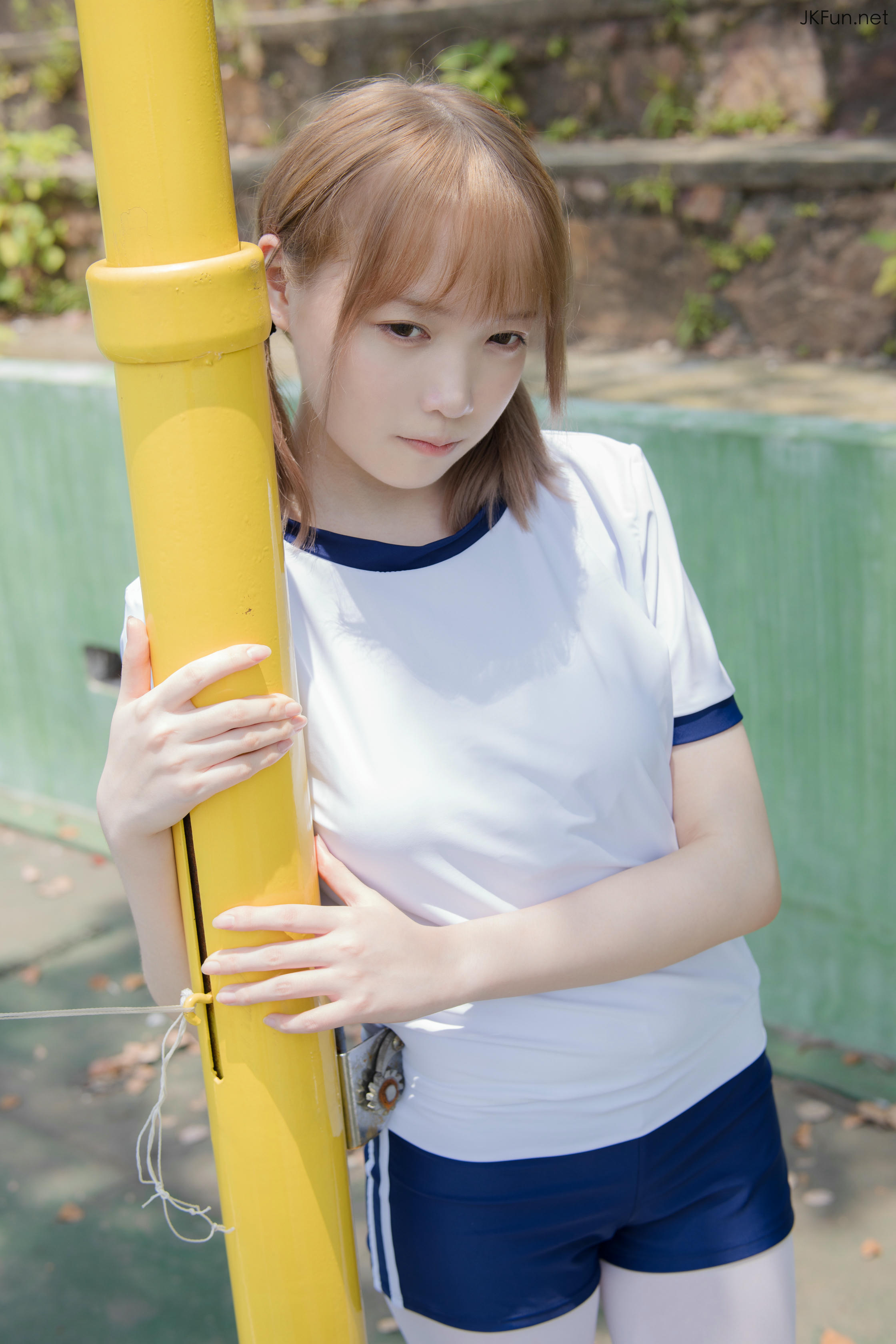 森萝财团 JKFUN-019 Aika 80D白丝外景体操服 [107P+1V／2.4G]_第1集