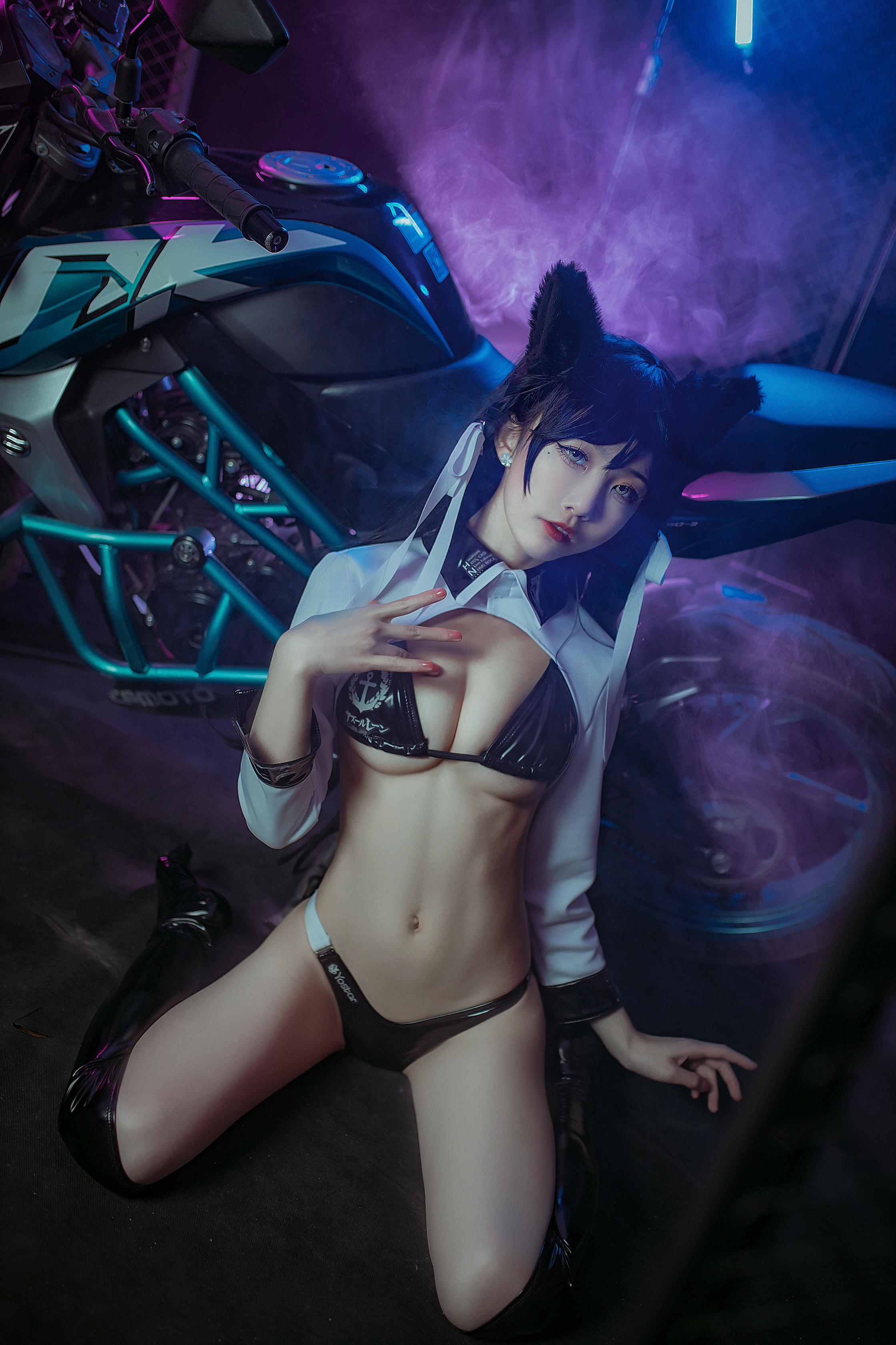 水淼 NO.004 爱宕犬 机车 [17P-167MB]_第1集