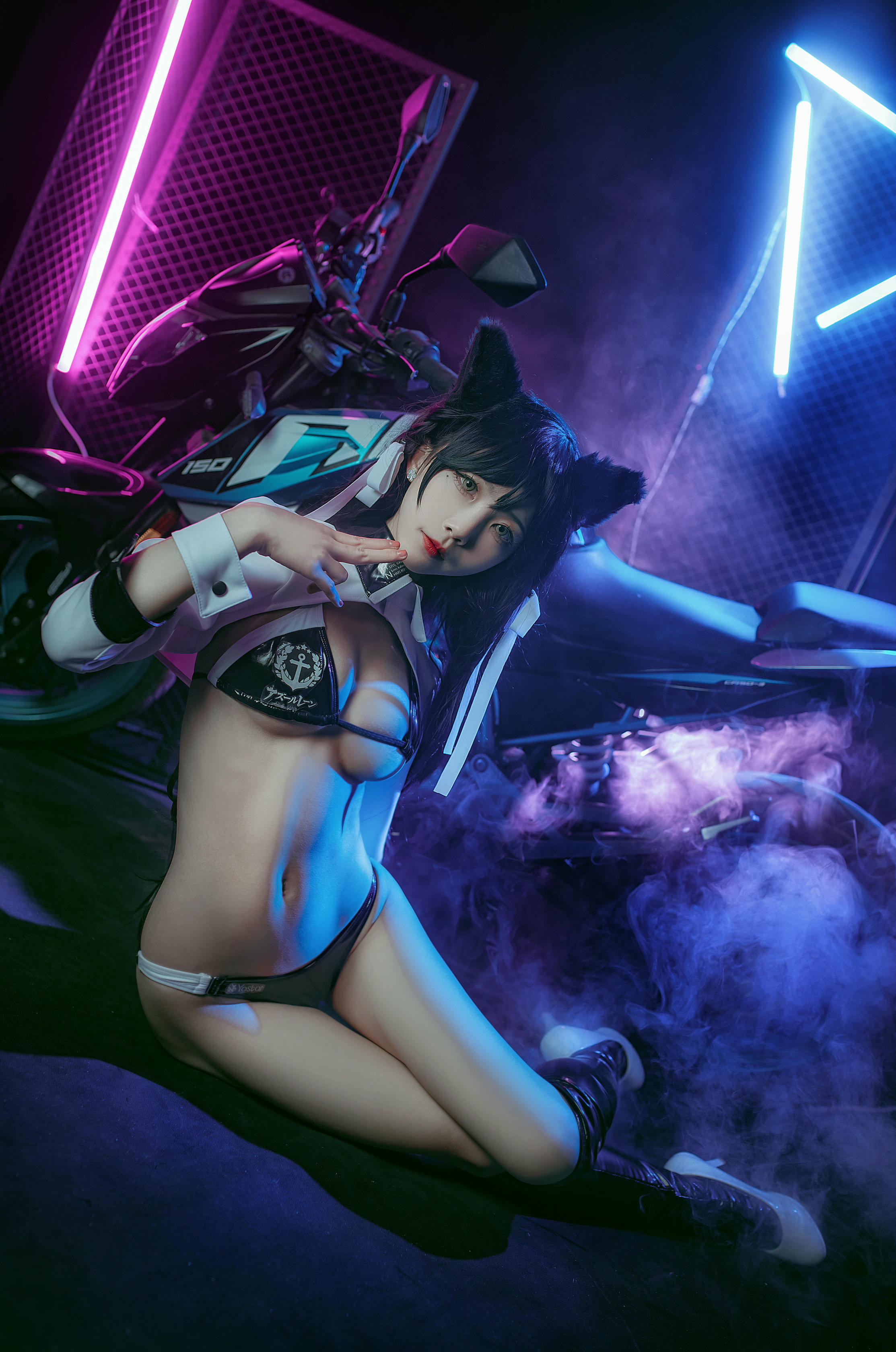 水淼 NO.004 爱宕犬 机车 [17P-167MB]_第1集