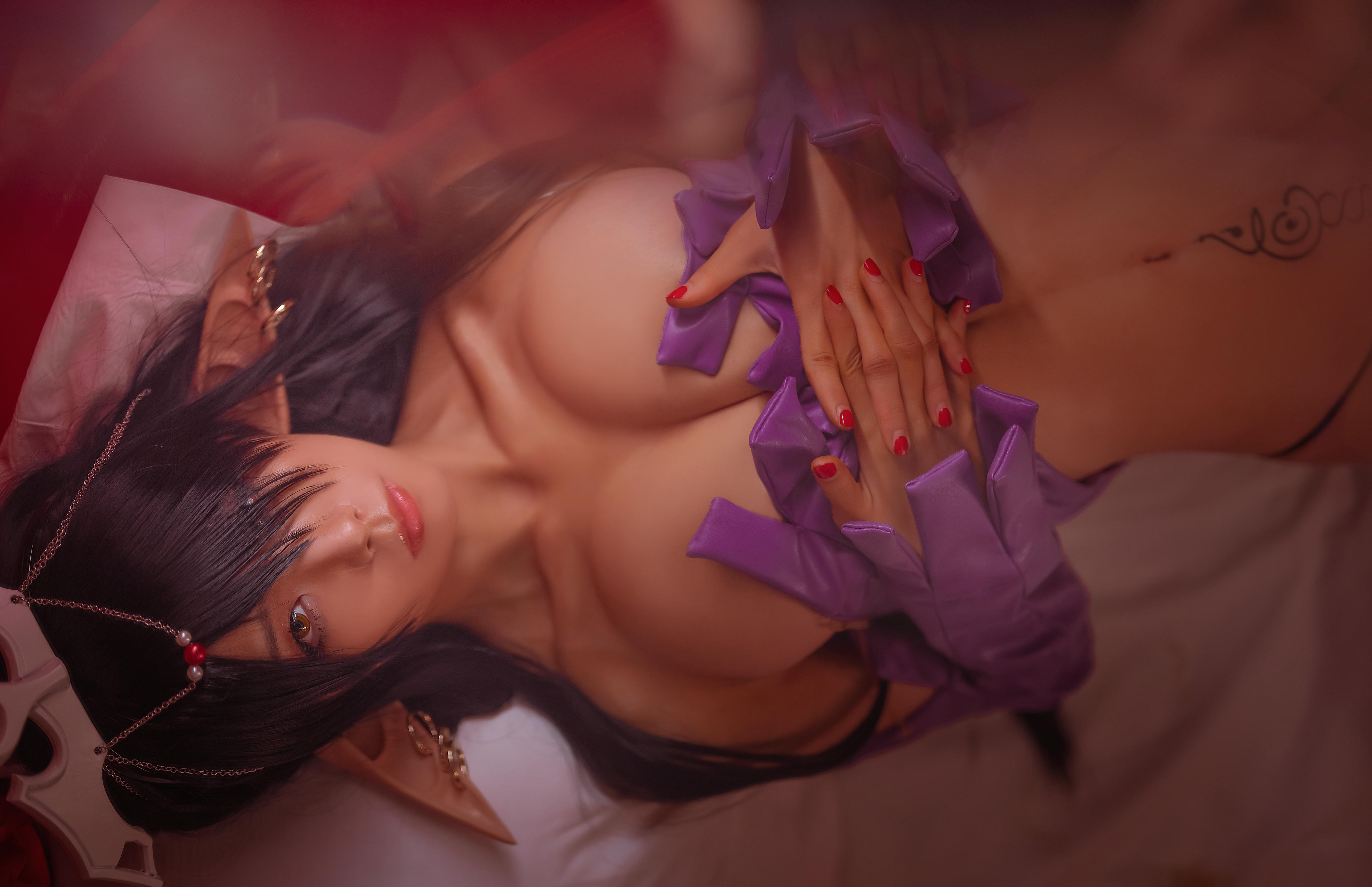 水淼Aqua NO.002 黒獣 黑精灵女王 [31P-378MB]_第2集