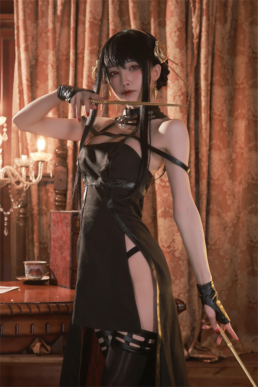 水淼Aqua NO.127 约尔 黑礼服 [64P-79MB]_第1集