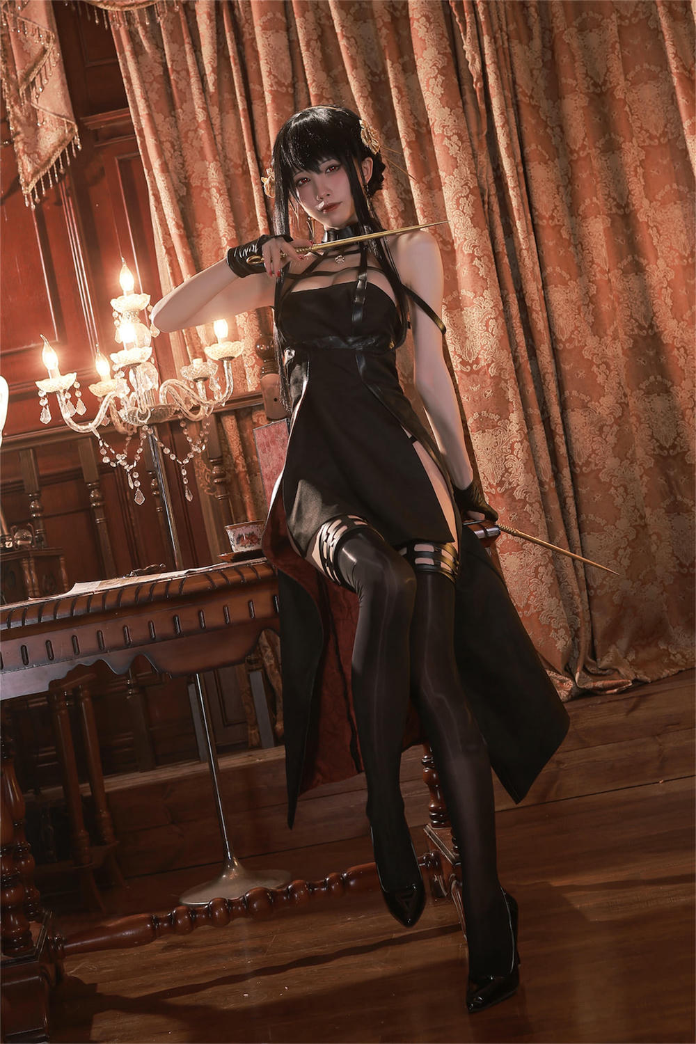 水淼Aqua NO.127 约尔 黑礼服 [64P-79MB]_第1集