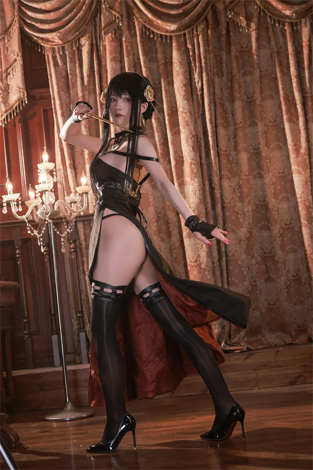 水淼Aqua NO.127 约尔 黑礼服 [64P-79MB]_第2集