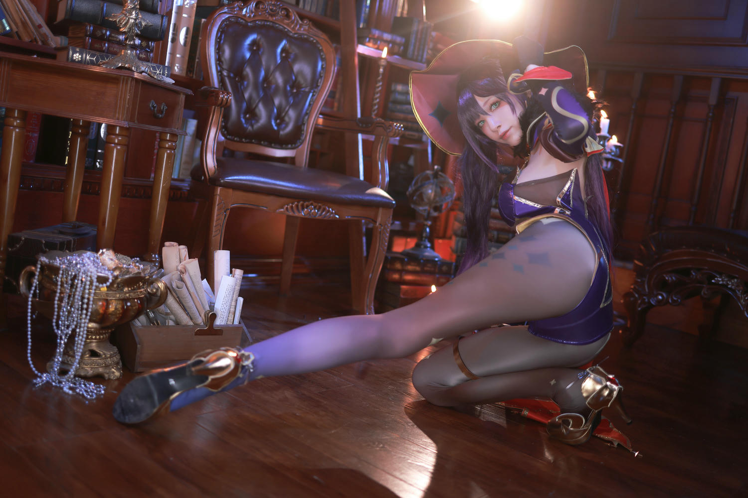 水淼Aqua NO.129 原神 莫娜 [75P 89MB]_第1集