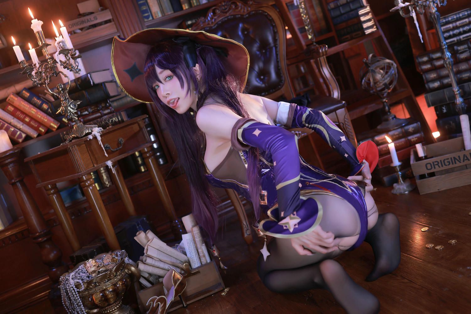 水淼Aqua NO.129 原神 莫娜 [75P 89MB]_第3集